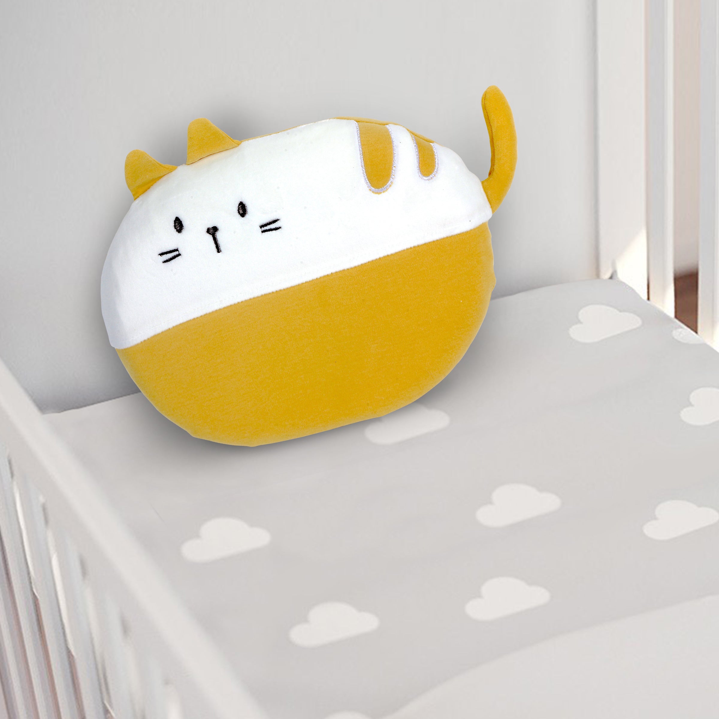 Cat Yellow Memory Pillow - Baby Moo