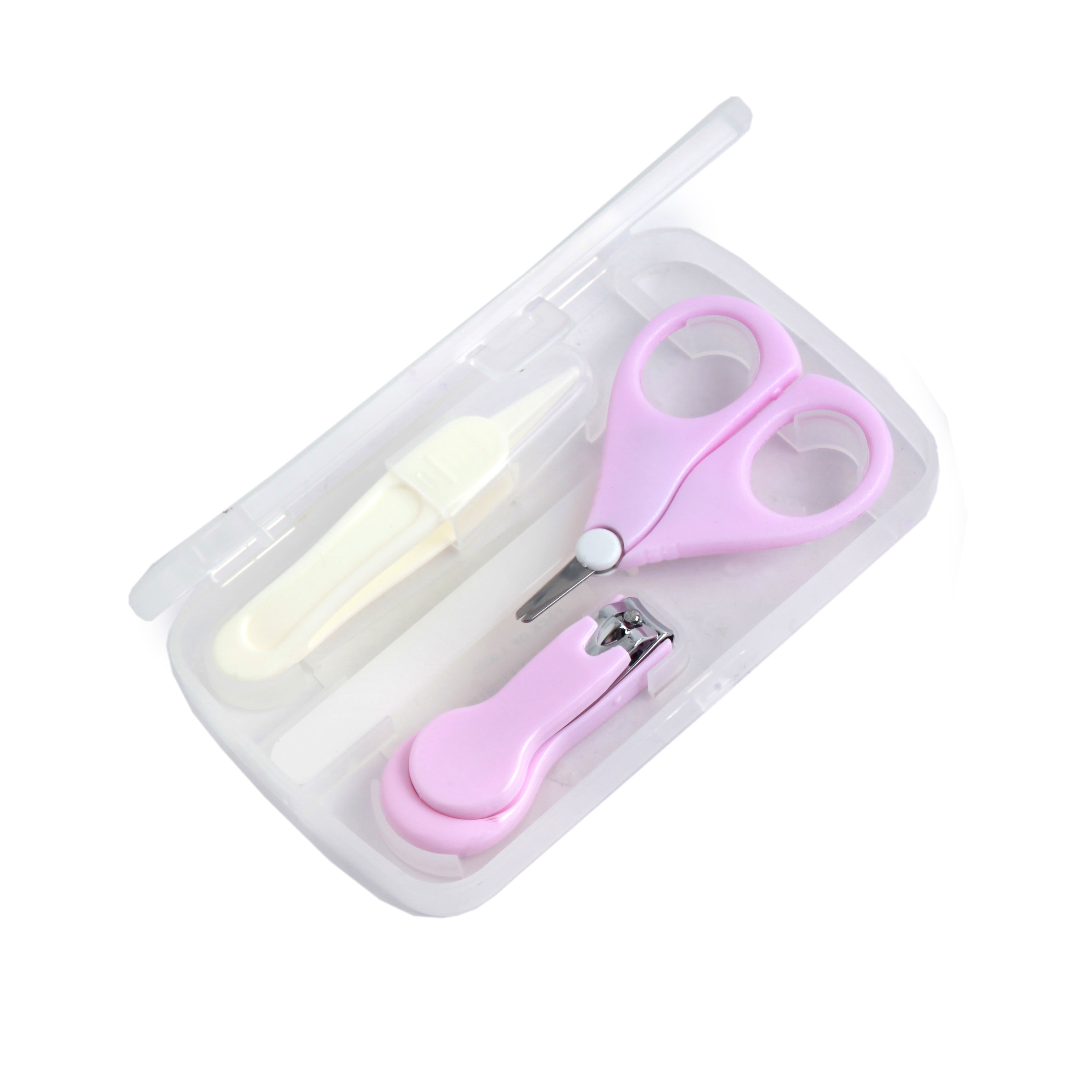 Buy Wolpin Baby Nail Trimmer Grooming Scissors & Nail Clipper Set/Kit,  Manicure (Set of 4 Pcs) with Box, Pink Kids Nail Cutter Online at Low  Prices in India - Amazon.in