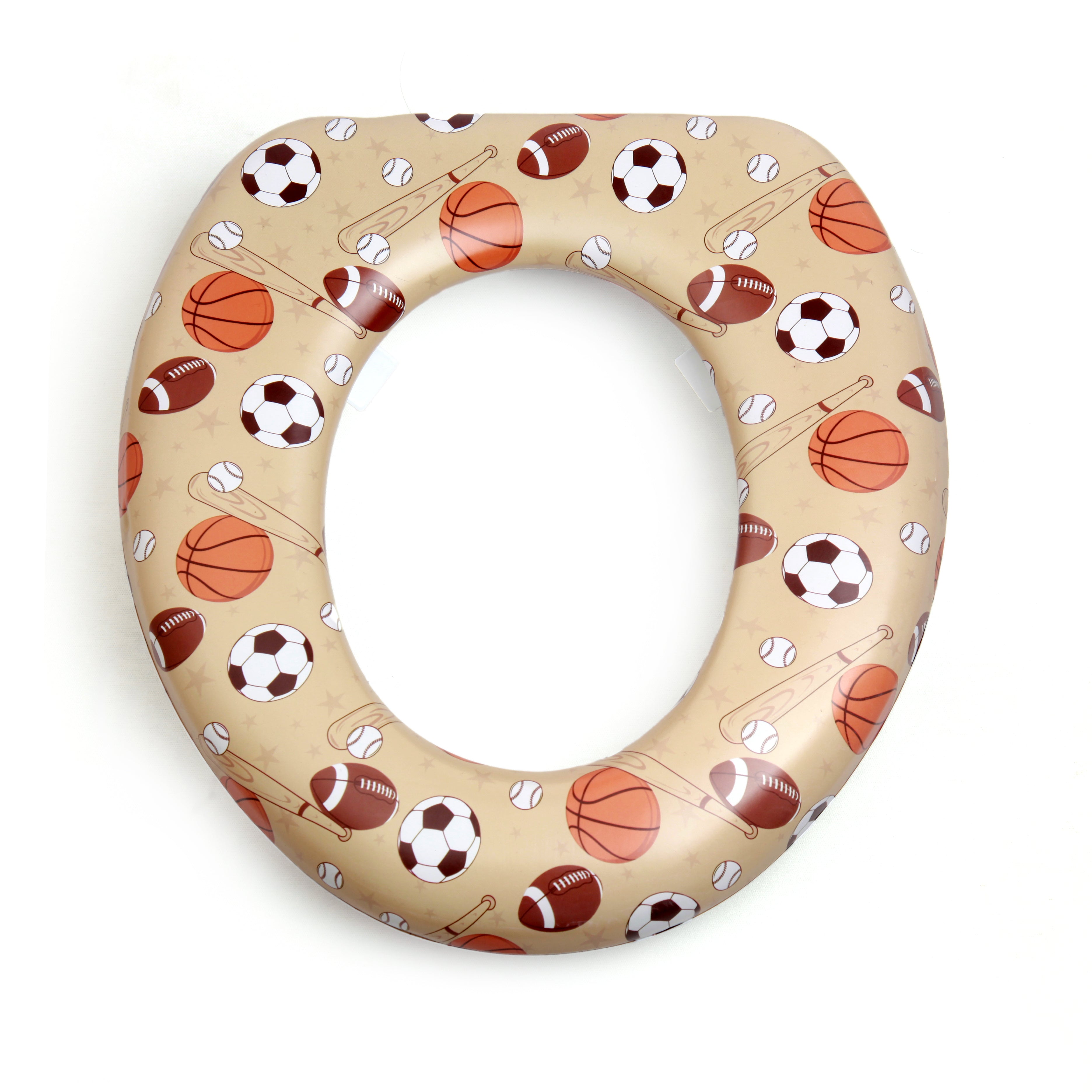 Athletic Star Beige Cushioned Potty Seat - Baby Moo