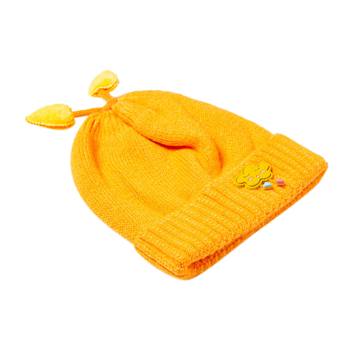 Knit Woollen Cap Winter Beanie Cloud Orange - Baby Moo