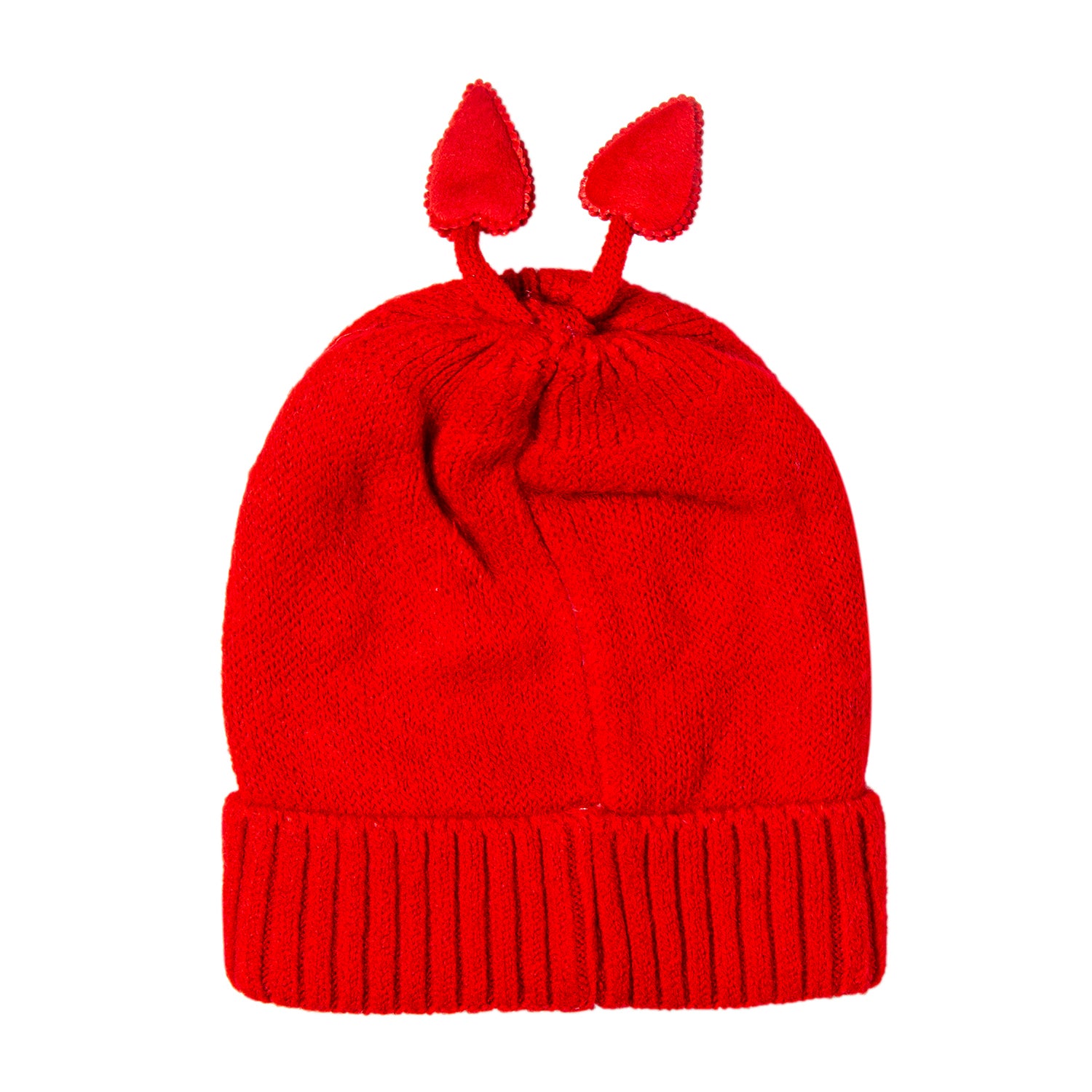 Knit Woollen Cap Winter Beanie Cloud Red - Baby Moo
