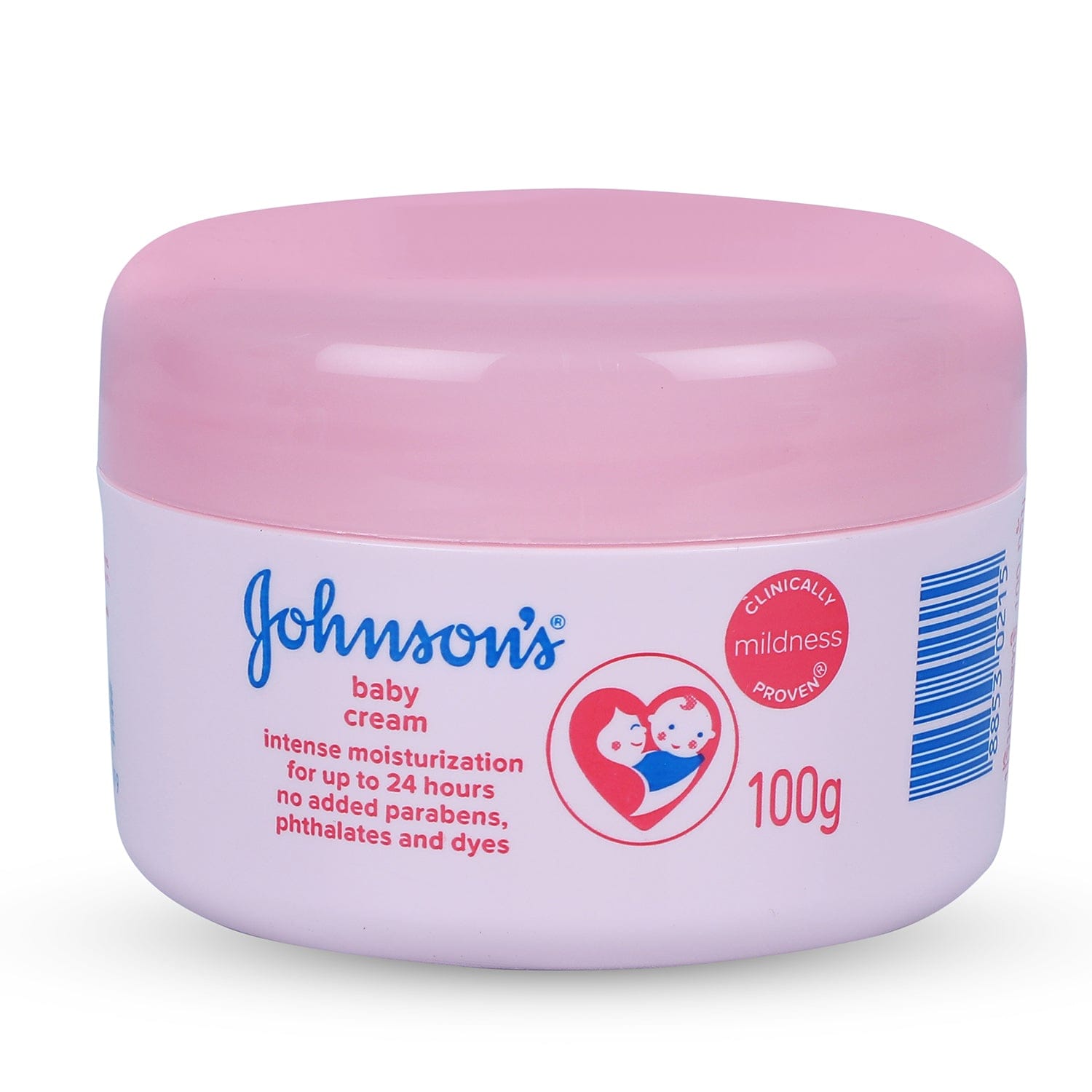 Johnson's Intense Moisturization Baby Cream Pink - 100 grm - Baby Moo