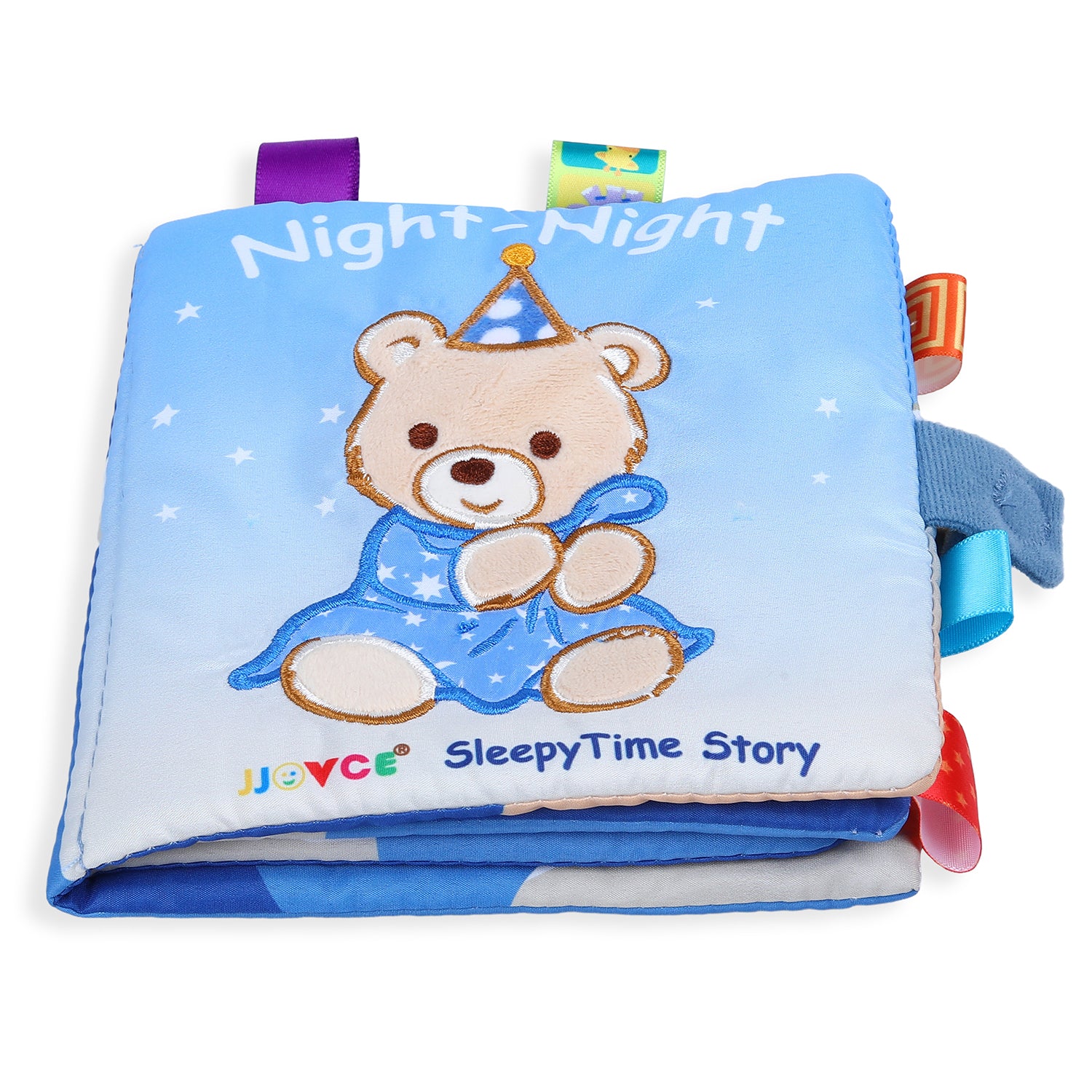 Sleepy Time Educational Learning 3D Cloth Book With Rustle Paper - Multicolour - Baby Moo