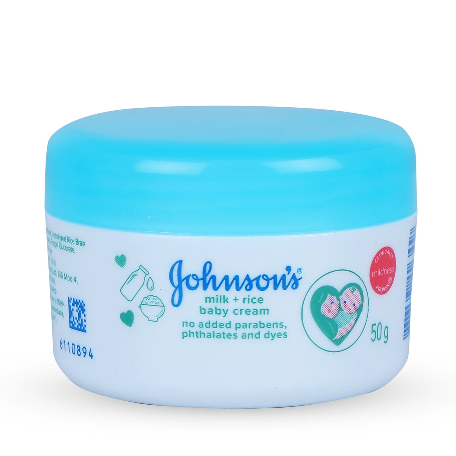 Johnson's Intense Moisturization Baby Cream Blue - 50 grm - Baby Moo