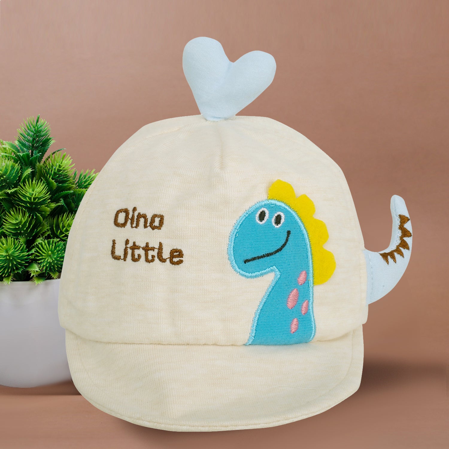 Baby Moo Dino Little Cream Caps - Baby Moo