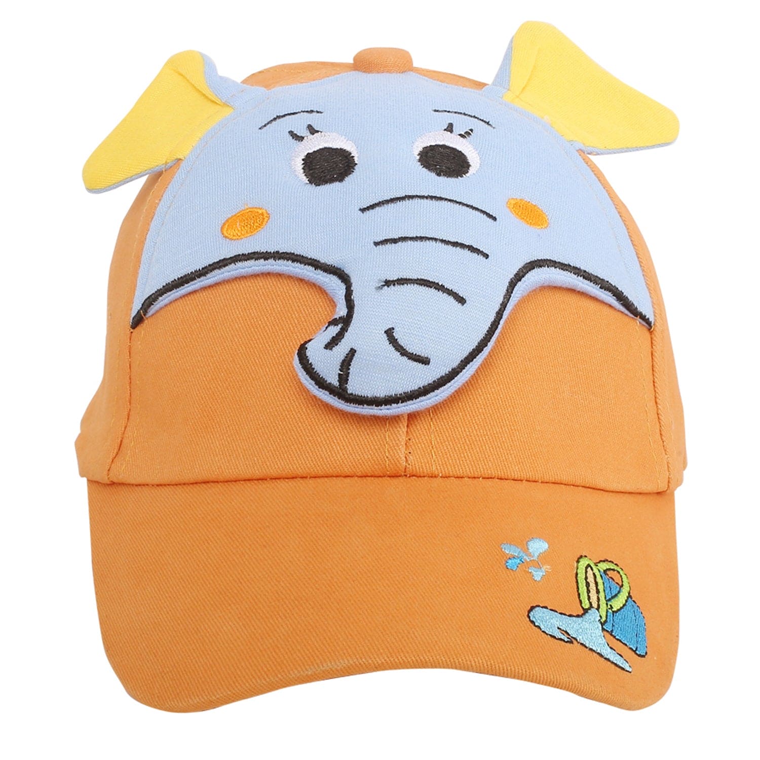 Baby Moo 3D Elephant Orange Cap - Baby Moo