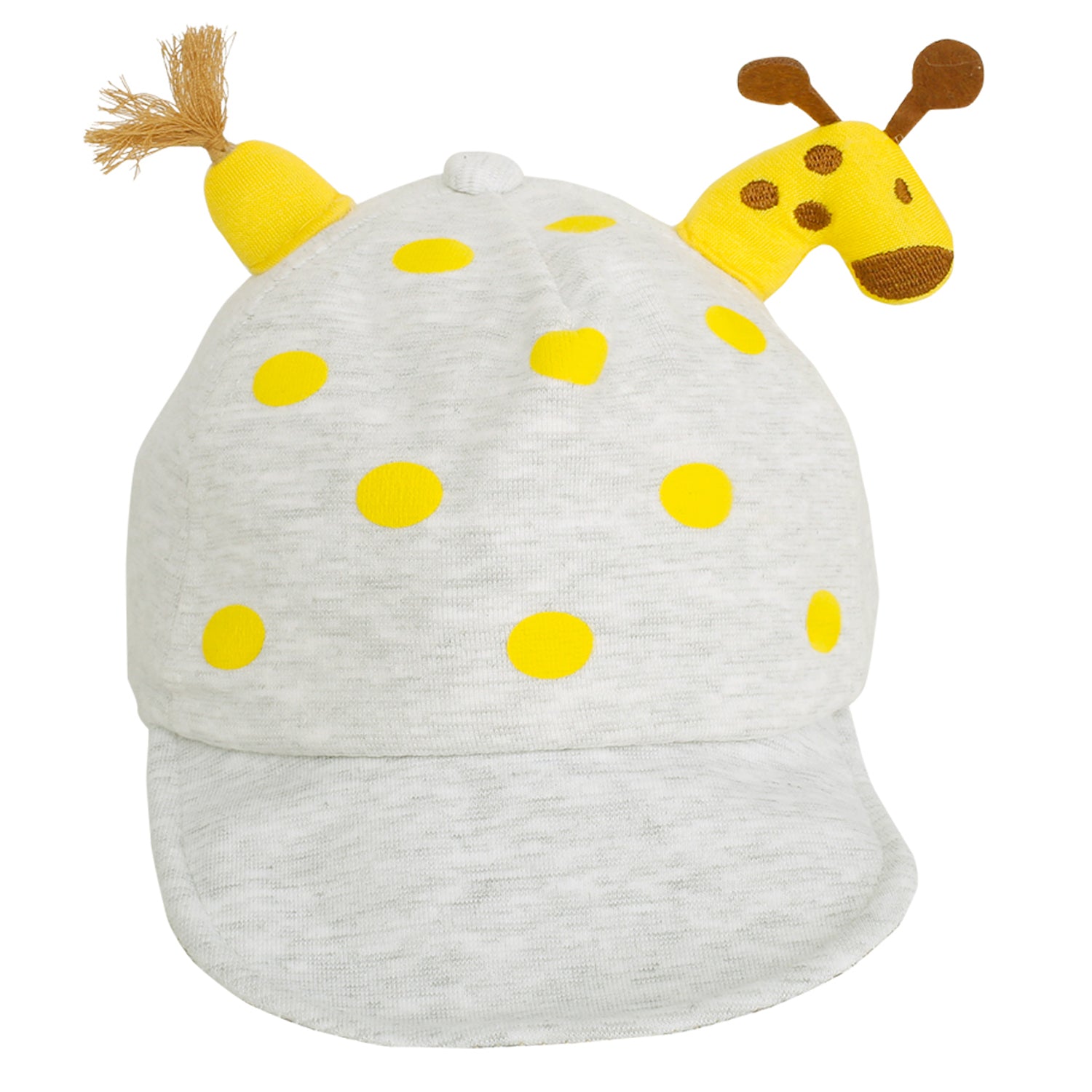 Baby Moo 3D Giraffe Grey Cap