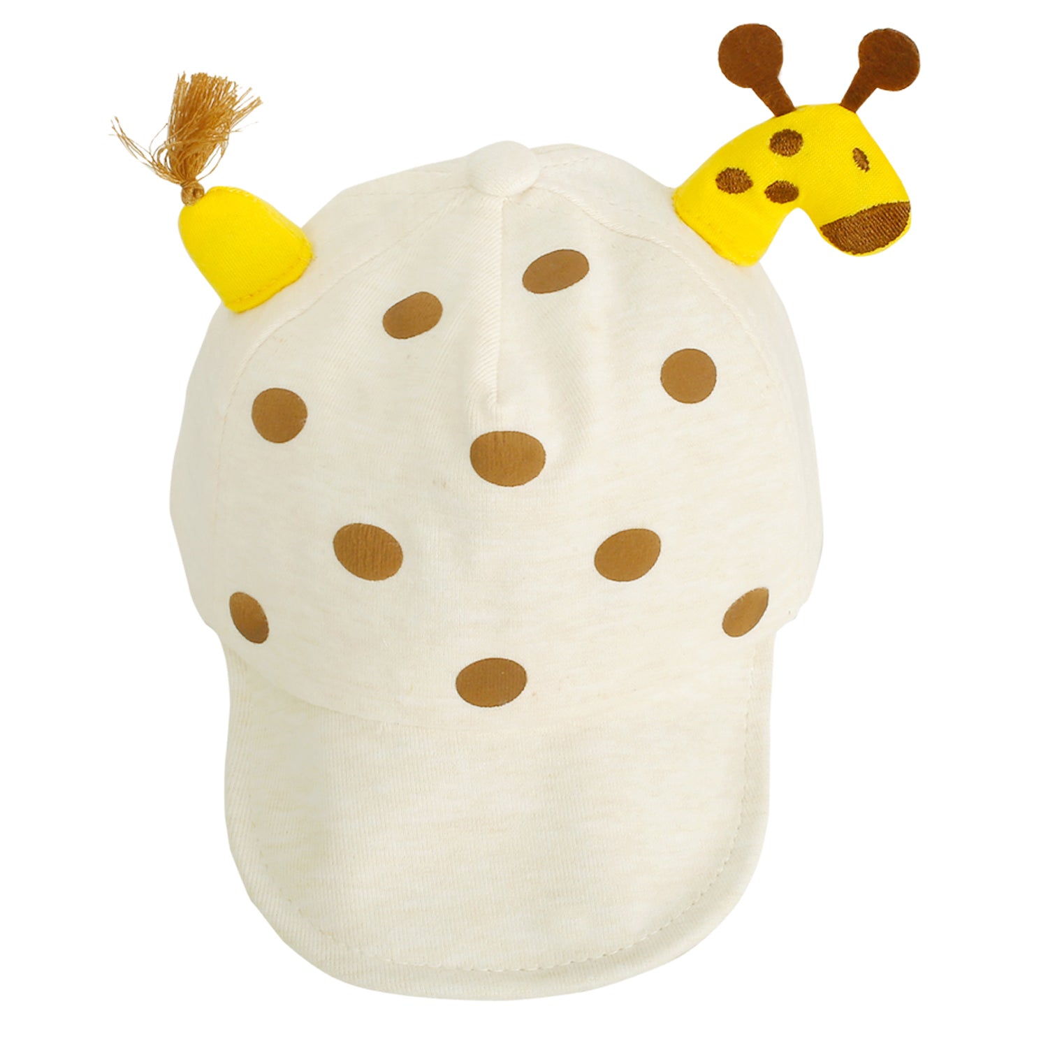 Baby Moo 3D Giraffe Off White Cap - Baby Moo