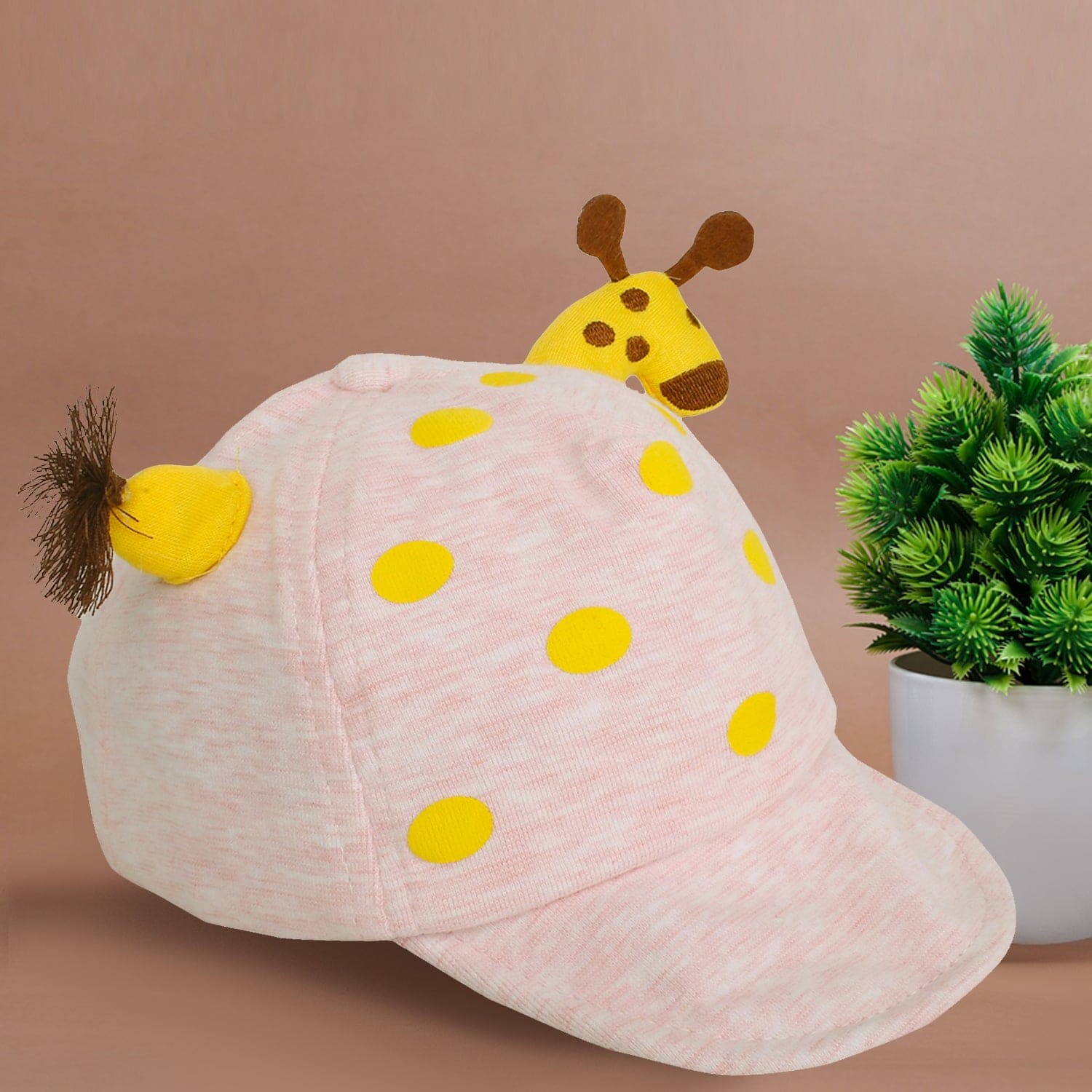 Baby Moo 3D Giraffe Pink Cap - Baby Moo