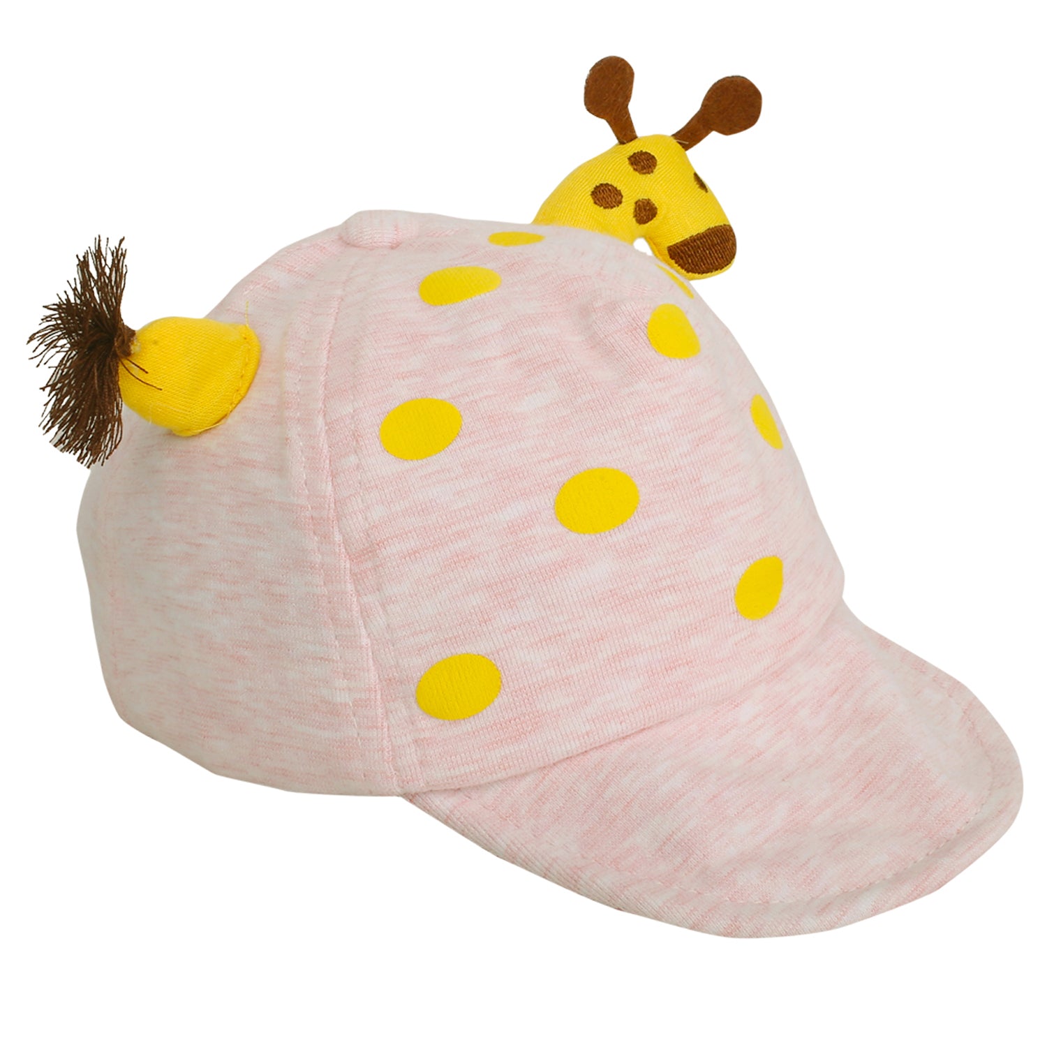 Baby Moo 3D Giraffe Pink Cap - Baby Moo