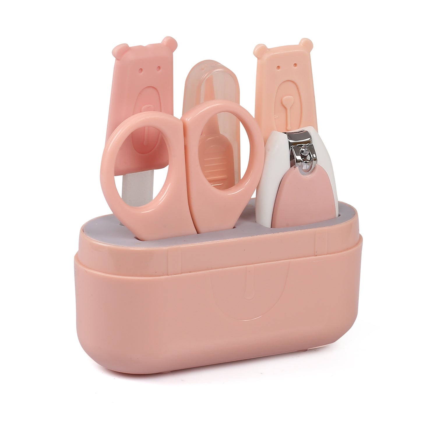 Peach Grooming Kit of 5 Pcs with a Nail Clipper - Baby Moo