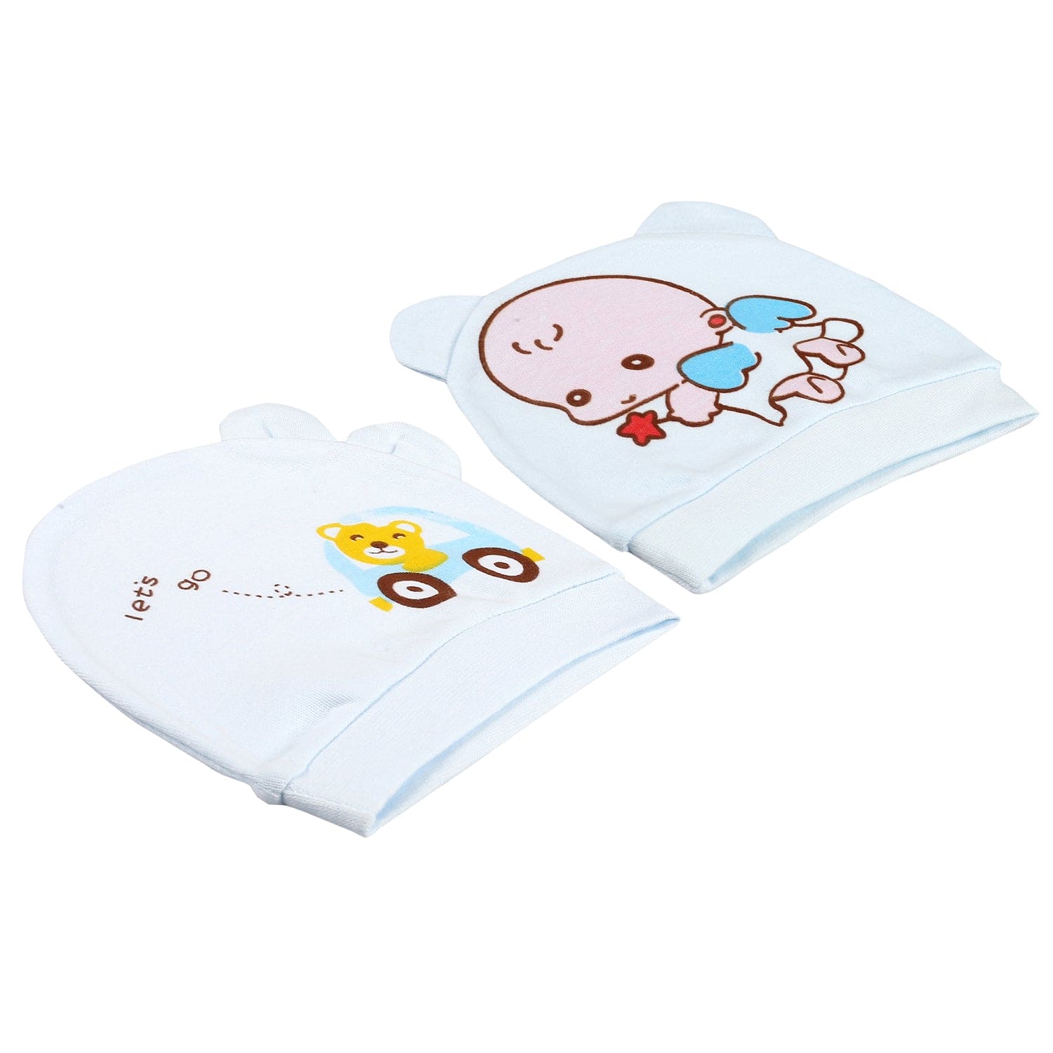 Baby Angel Blue 2 Pk Caps - Baby Moo