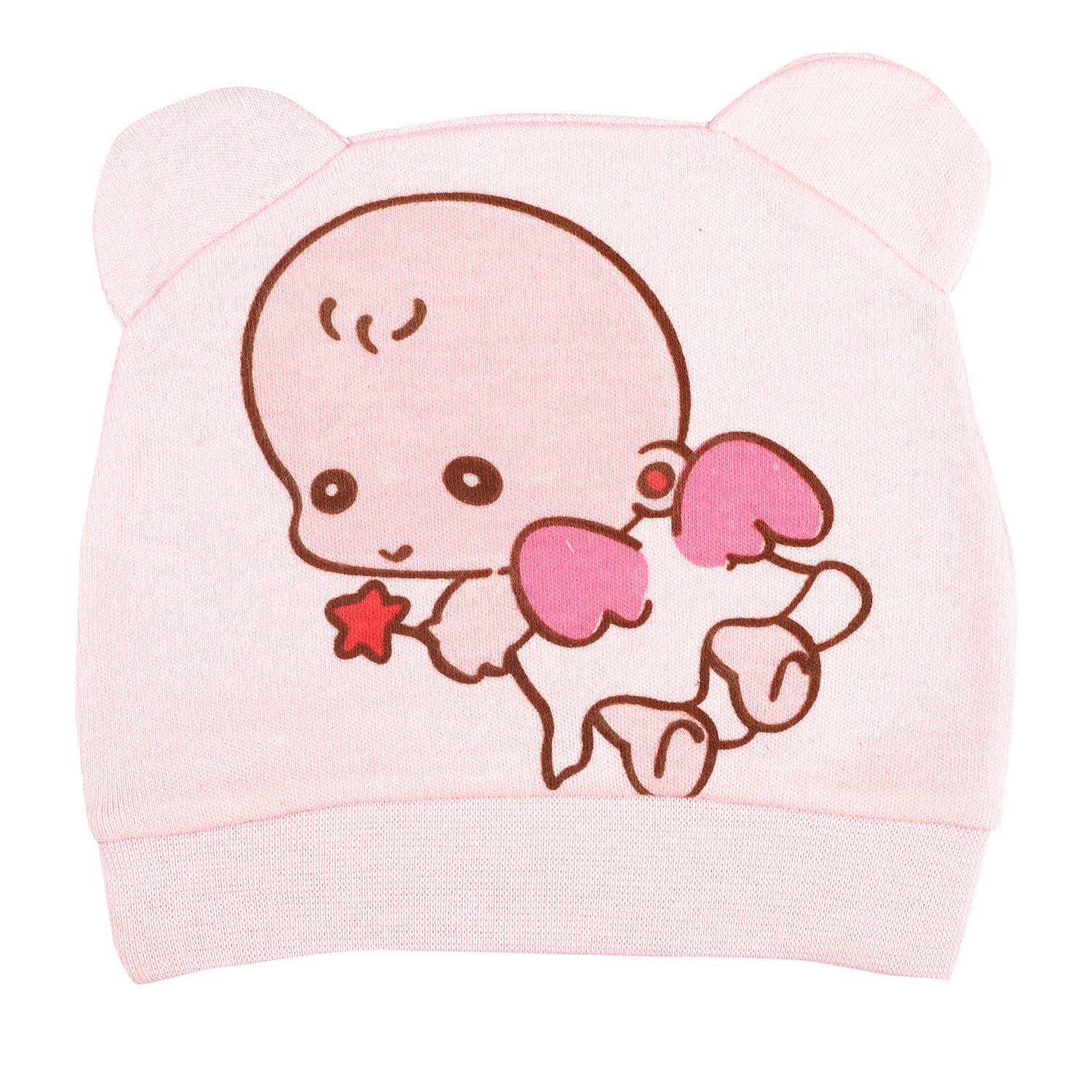 Baby Angel Pink 2 Pk Caps - Baby Moo