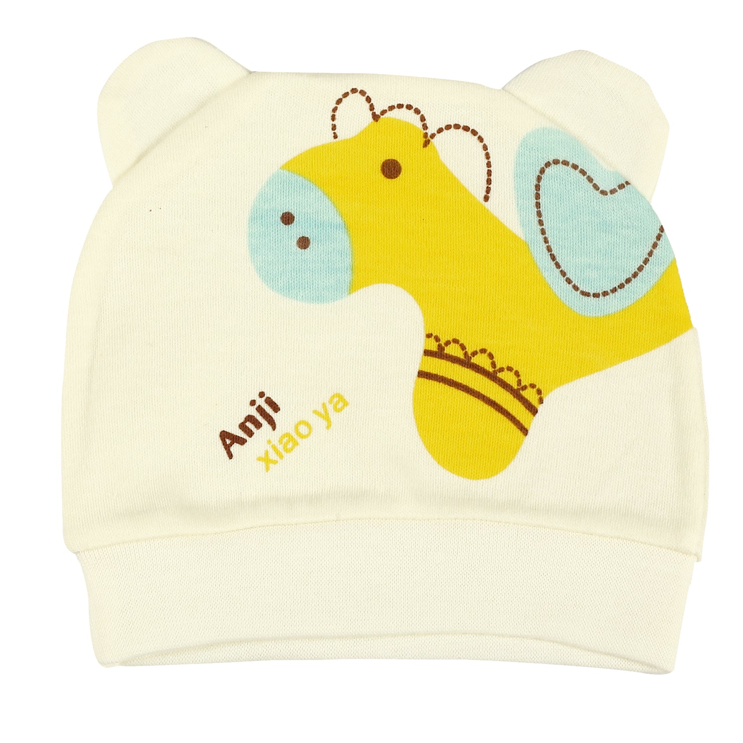 Horsey Yellow 2 Pk Caps - Baby Moo