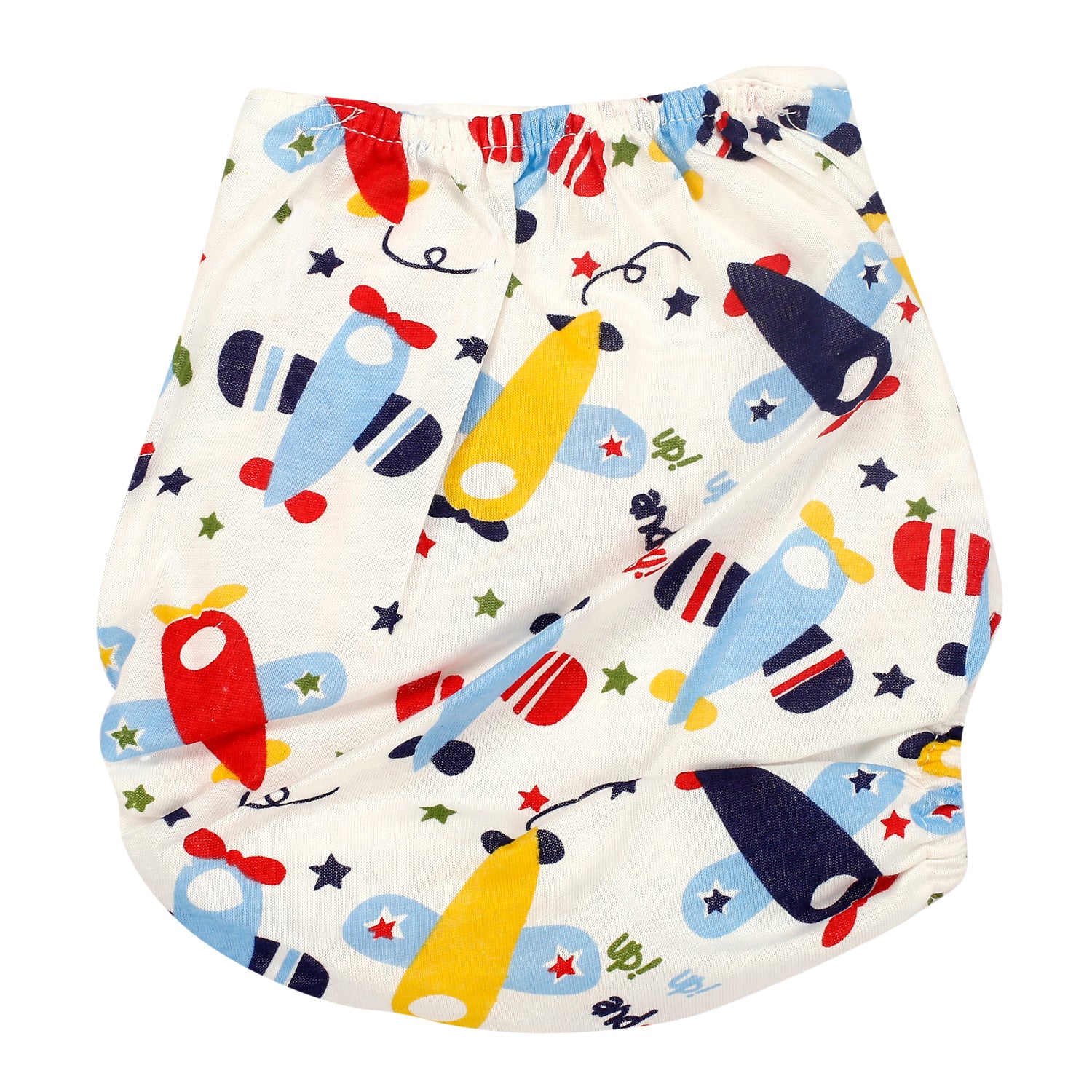 Flying Planes Multicolour Reusable Diaper - Baby Moo