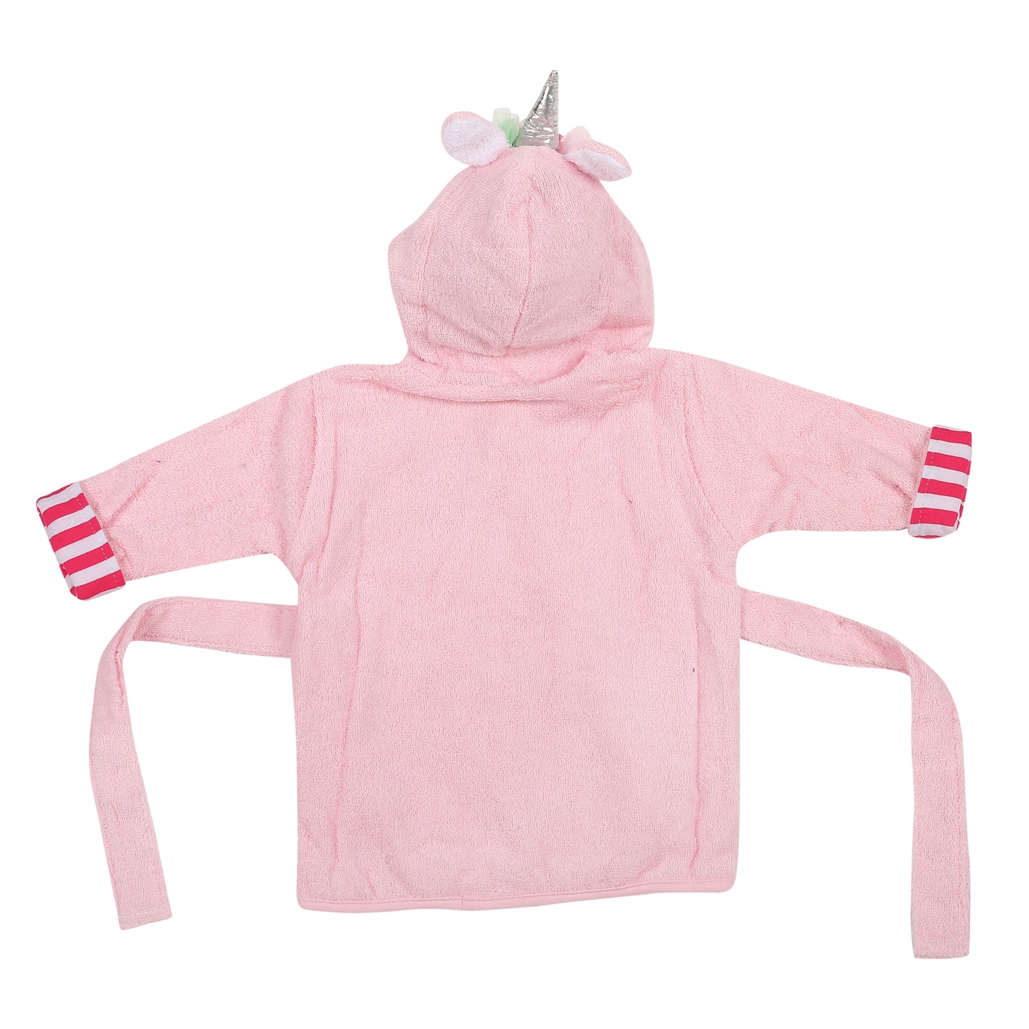Whimsical Unicorn Pink Bathrobe - Baby Moo
