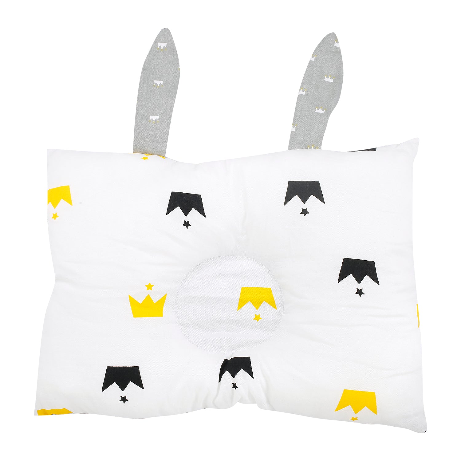 Royal Grey Double Sided Pillow - Baby Moo