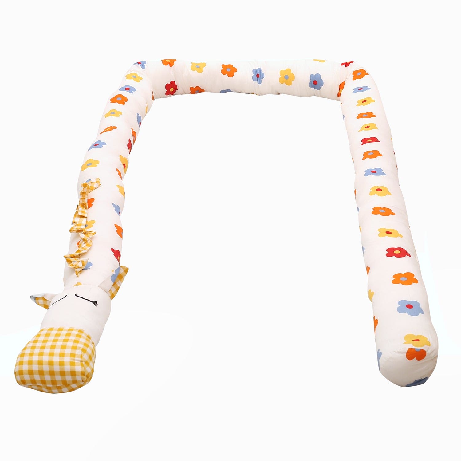 Blooming Flower Cream Cot Bumper Baby Moo