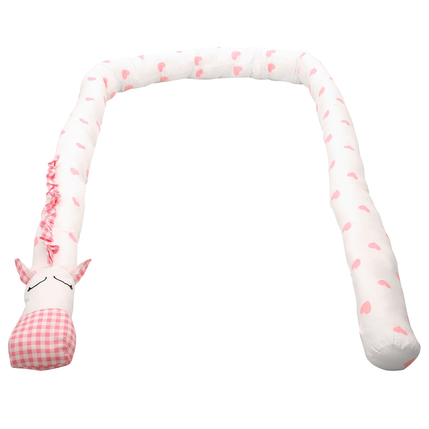 Sweetheart White Cot Bumper - Baby Moo