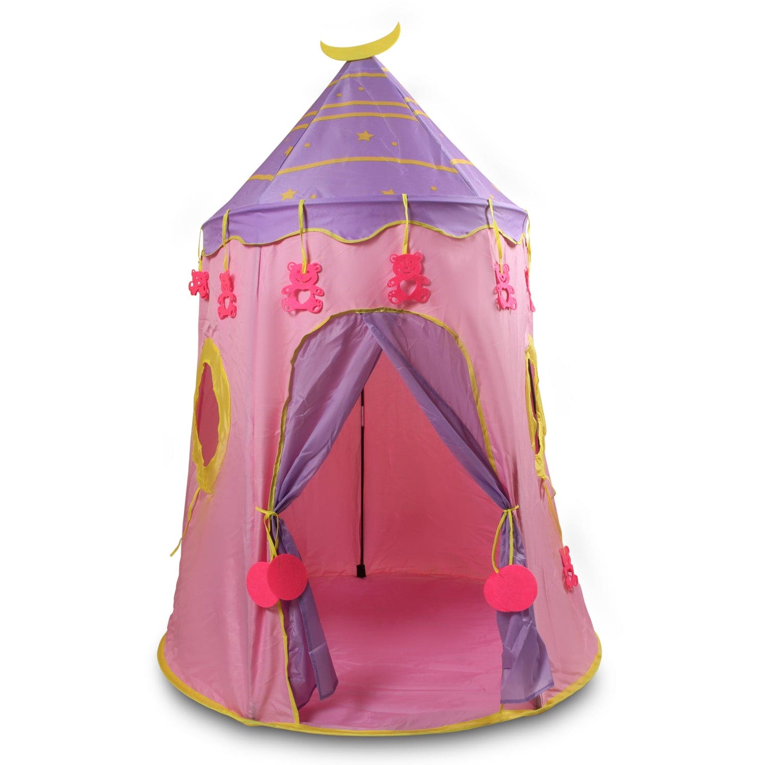 Playtime Foldable Tent House Star Teddy - Pink - Baby Moo