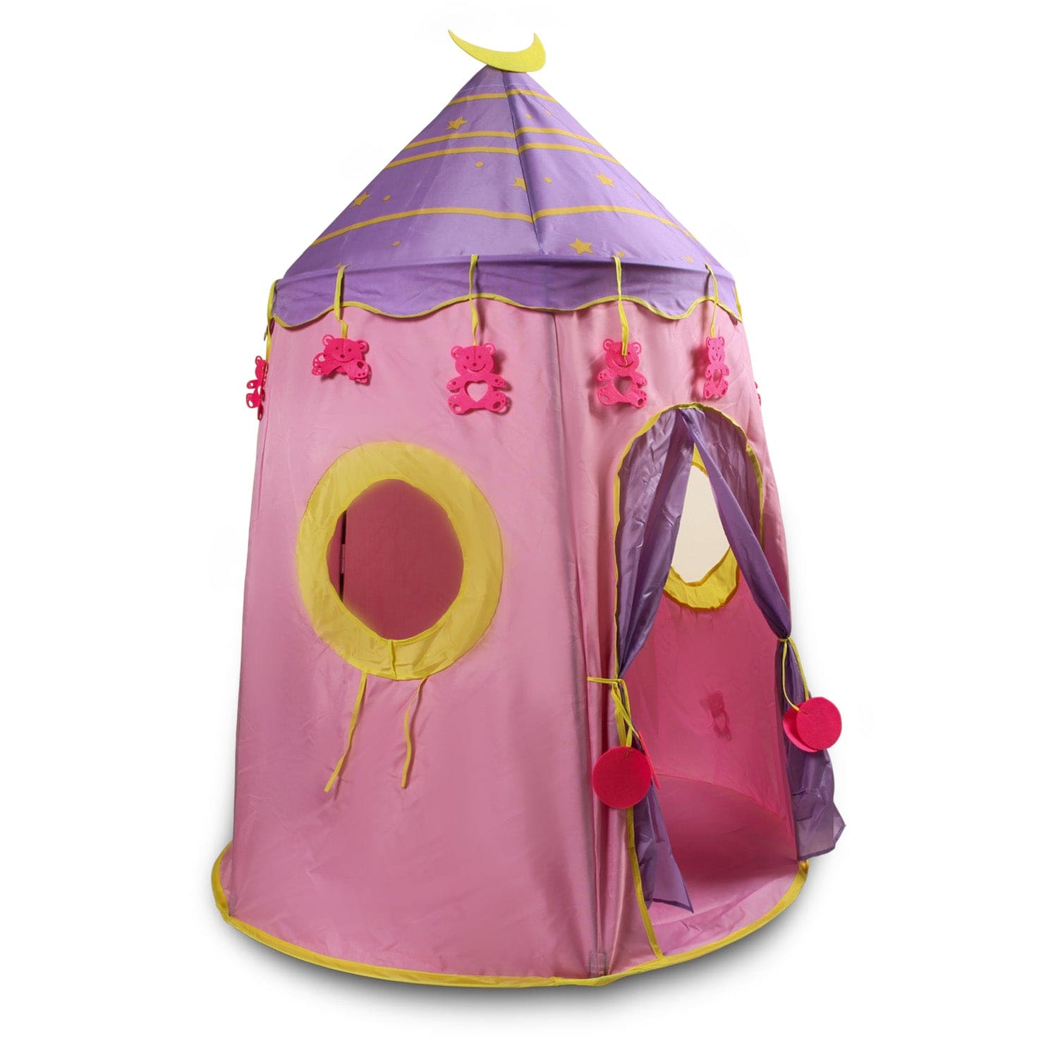 Playtime Foldable Tent House Star Teddy - Pink - Baby Moo