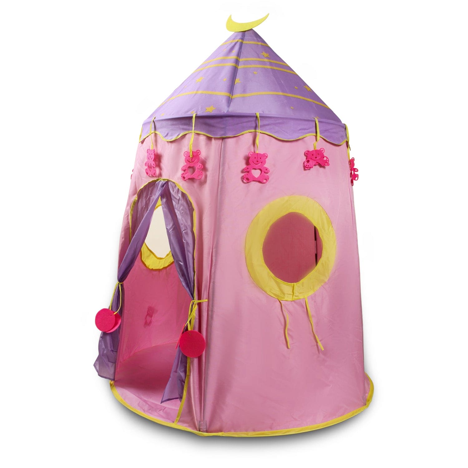 Playtime Foldable Tent House Star Teddy - Pink - Baby Moo