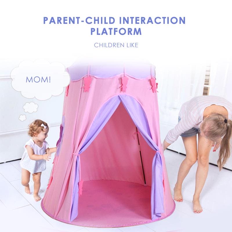 Playtime Foldable Tent House Star Teddy - Pink - Baby Moo