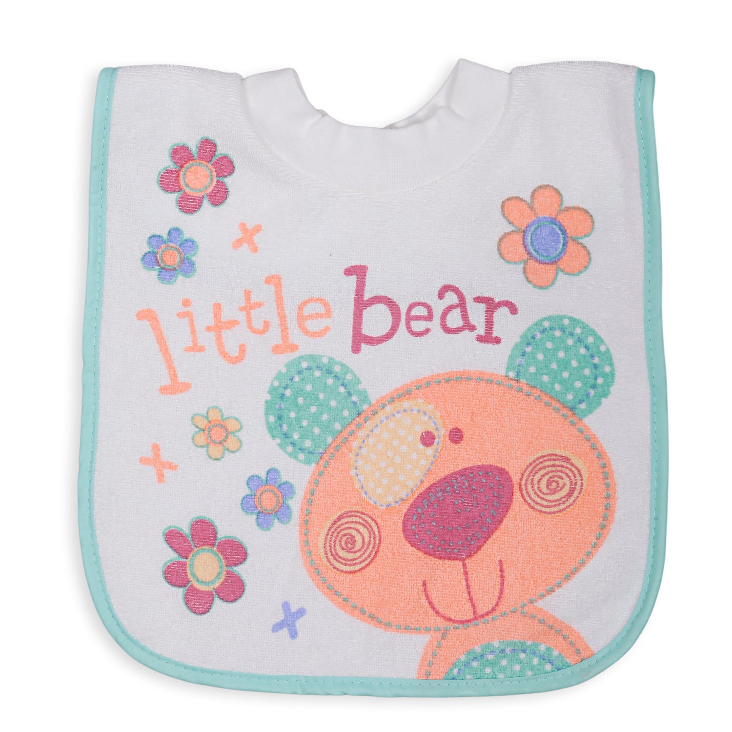 Feeding Bib Little Bear Multicolour - Baby Moo
