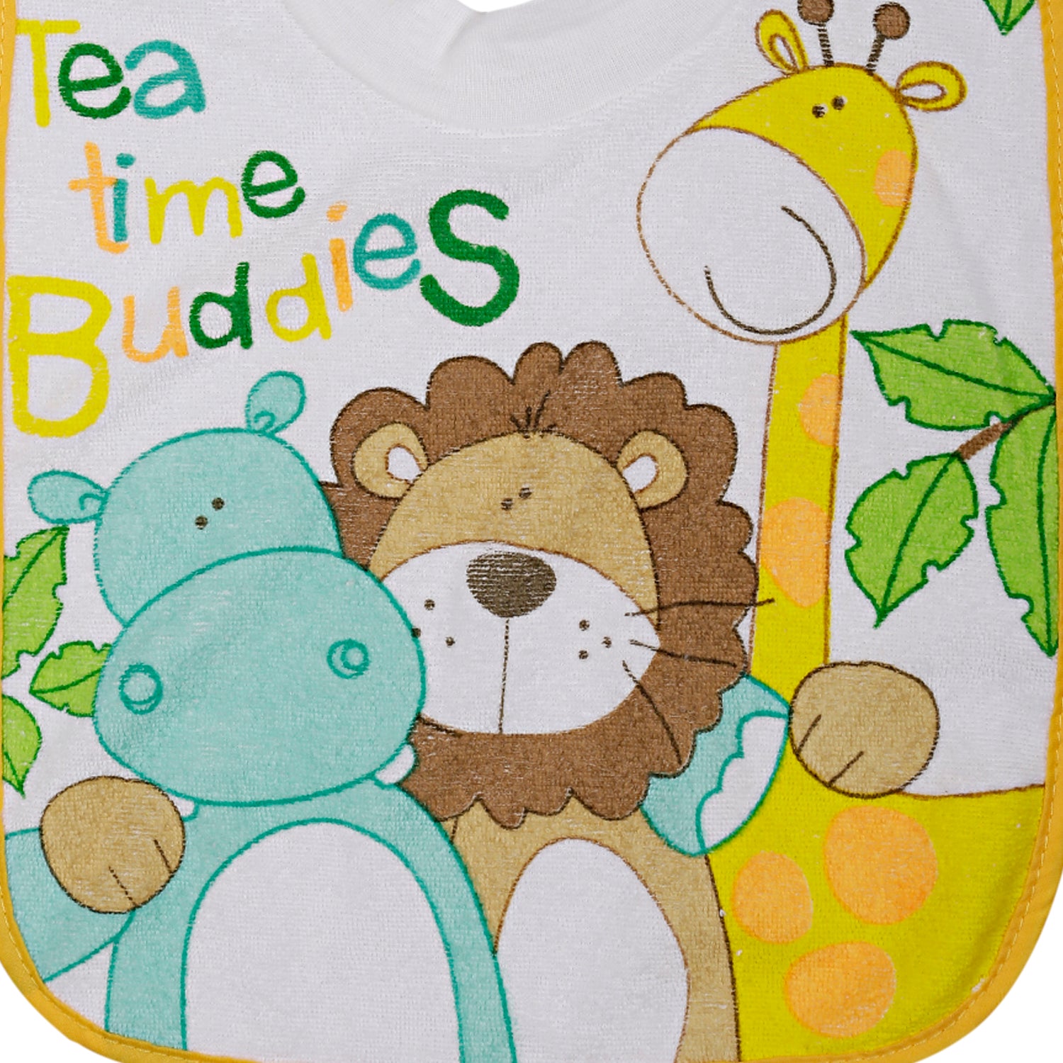Feeding Bib Jungle Buddies Multicolour - Baby Moo