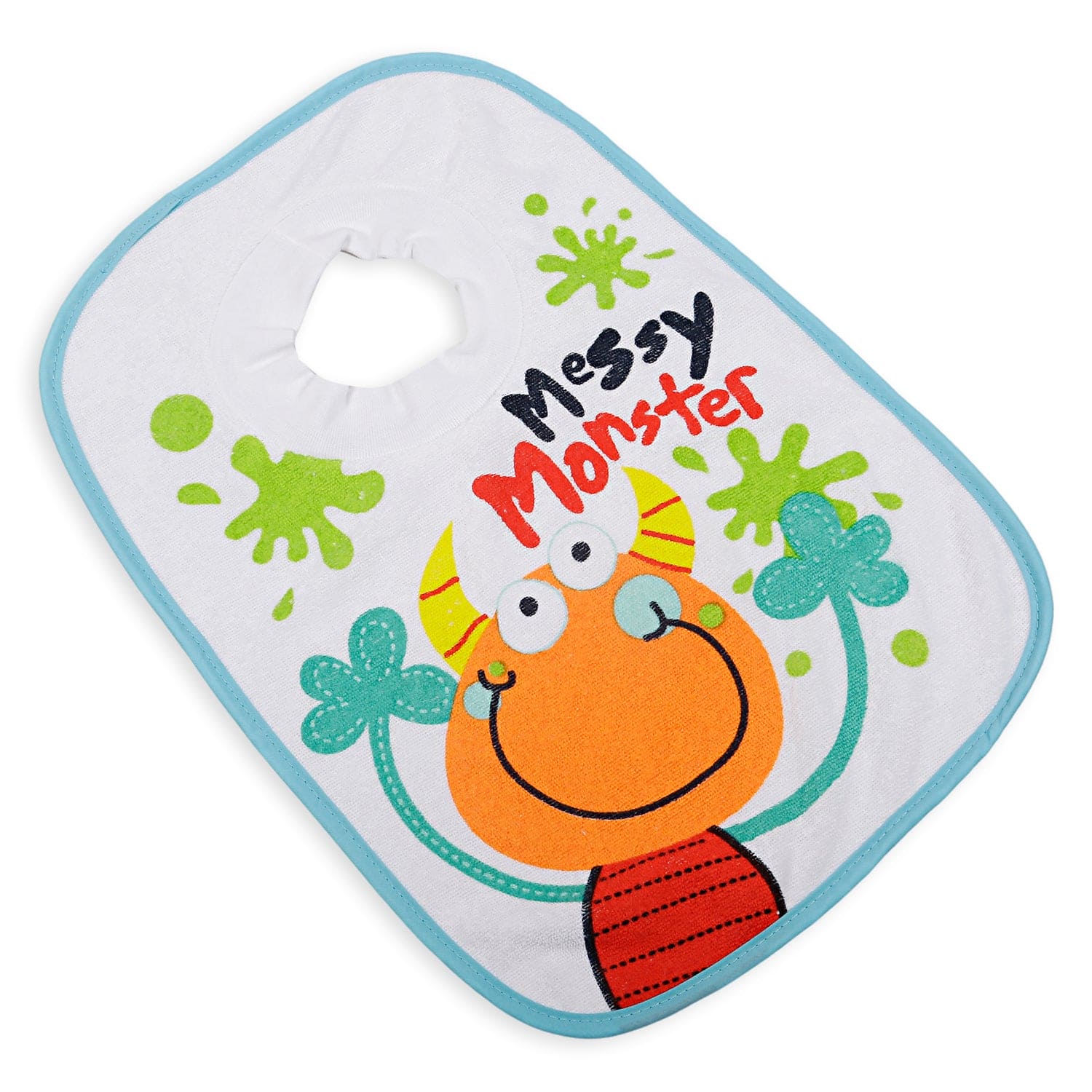 Feeding Bib Messy Monster Multicolour - Baby Moo