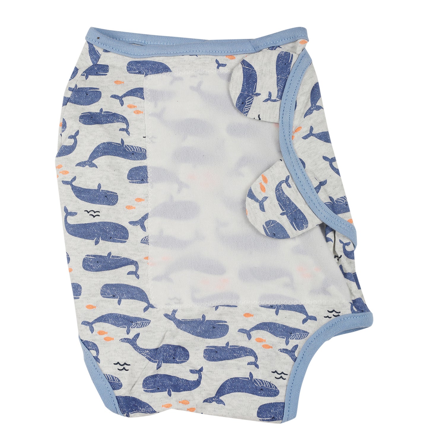 Dolphins Blue Ready Swaddle - Baby Moo