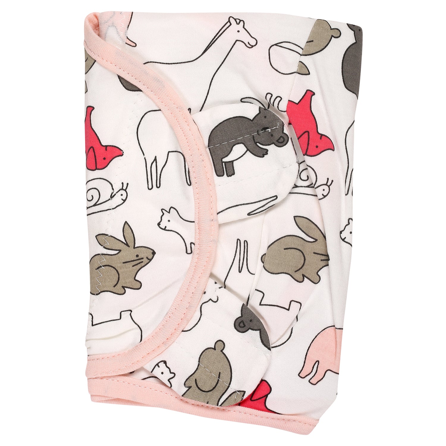 Nature Lover Pink Ready Swaddle - Baby Moo