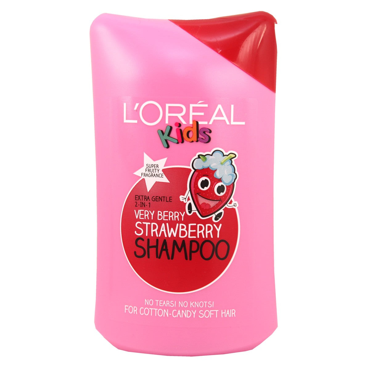 Loreal Kids Very Berry Strawberry Shampoo Extra Gentle 2-in-1 250 ml - Baby Moo