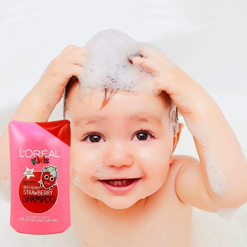 Loreal Kids Very Berry Strawberry Shampoo Extra Gentle 2-in-1 250 ml