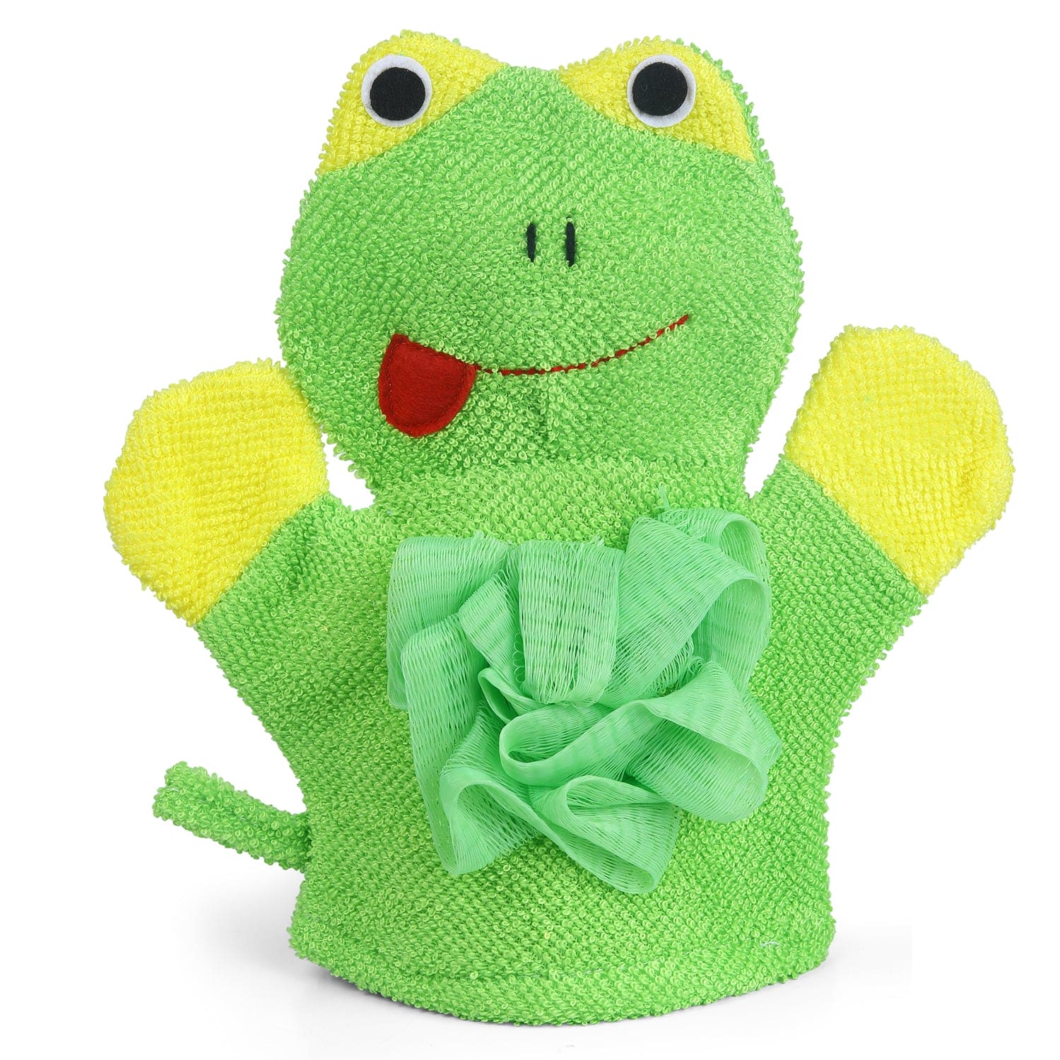 Shop Green Frog Bath Glove Hand Puppet for Kids Online