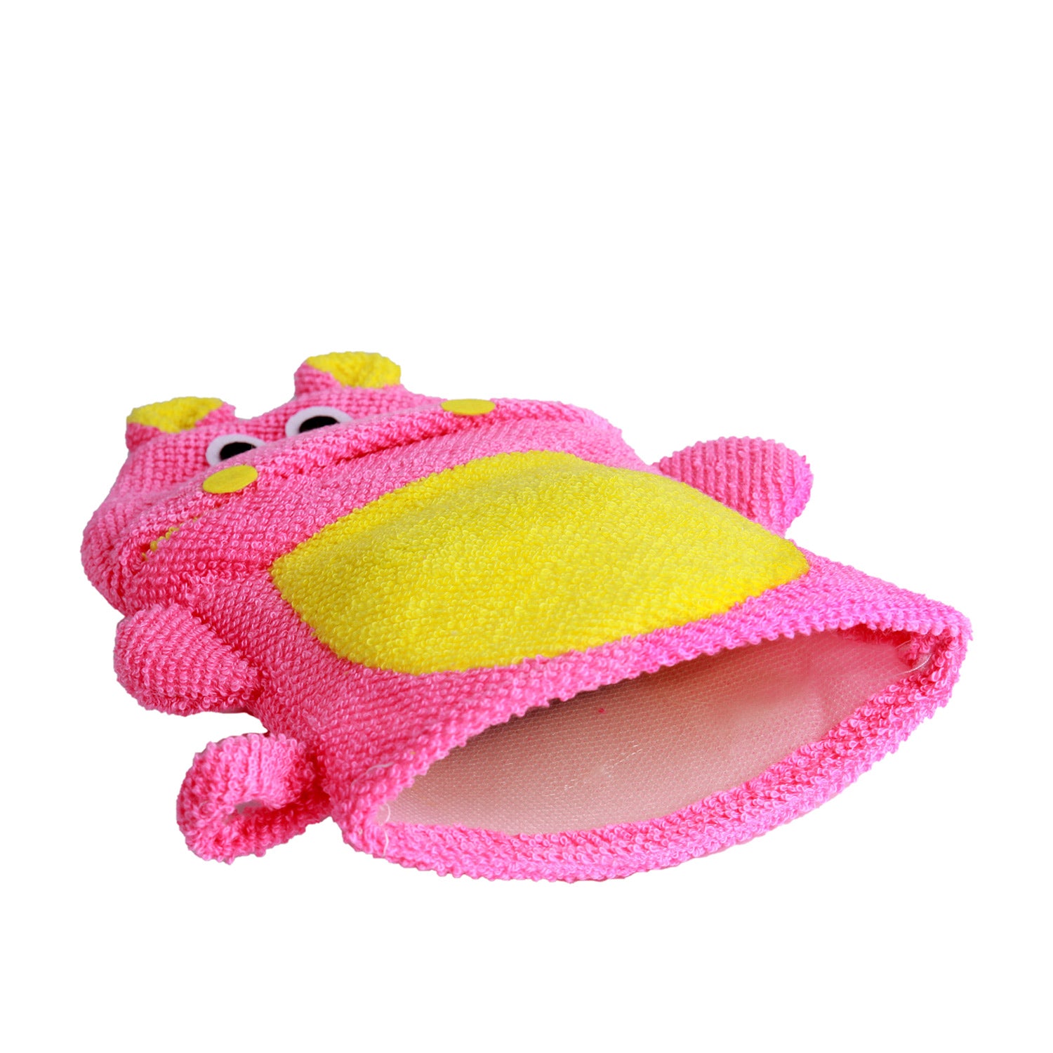 Animal Pink And Yellow Cartoon Bath Glove