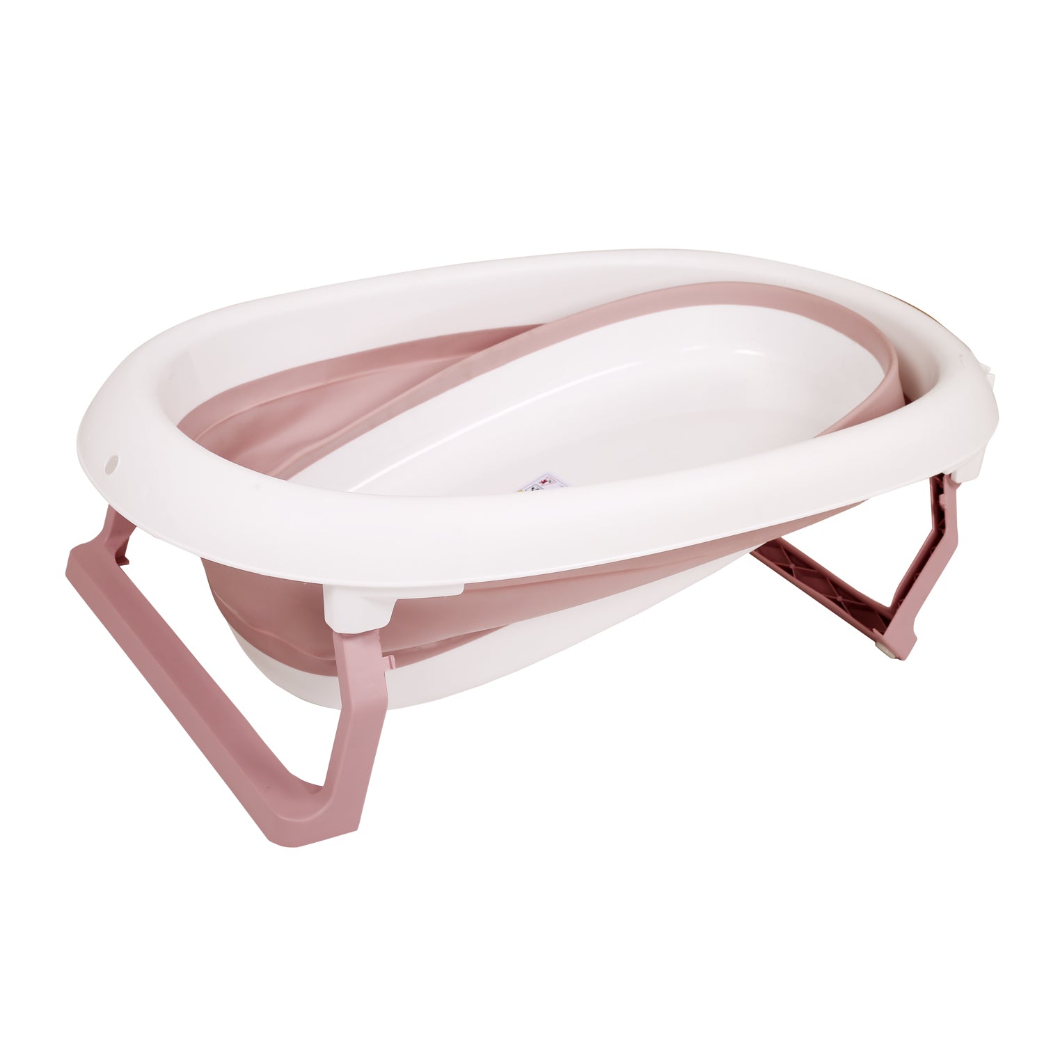 Foldable Bath Tub - Pastel Crimson - Baby Moo