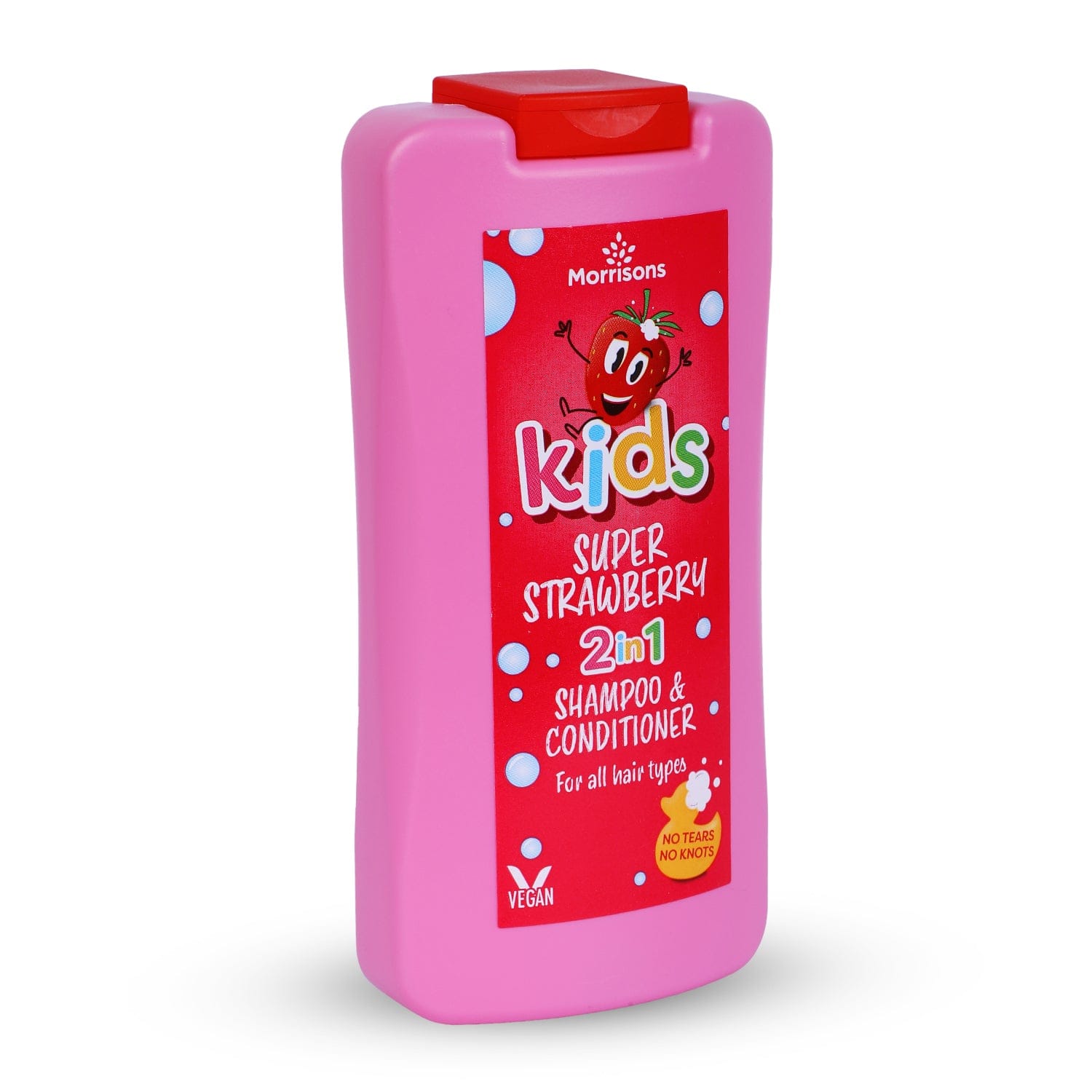 Morrisons Kids Strawberry 2 In 1 Shampoo & Conditioner - 250 ml - Baby Moo