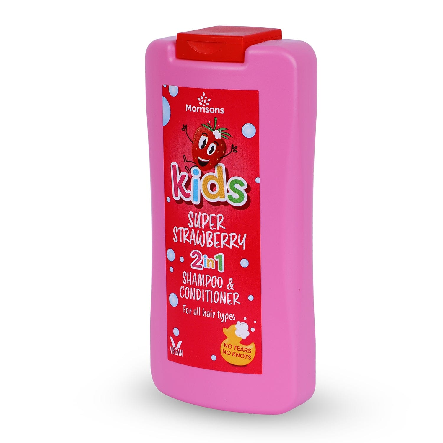 Morrisons Kids Strawberry 2 In 1 Shampoo & Conditioner - 250 ml - Baby Moo