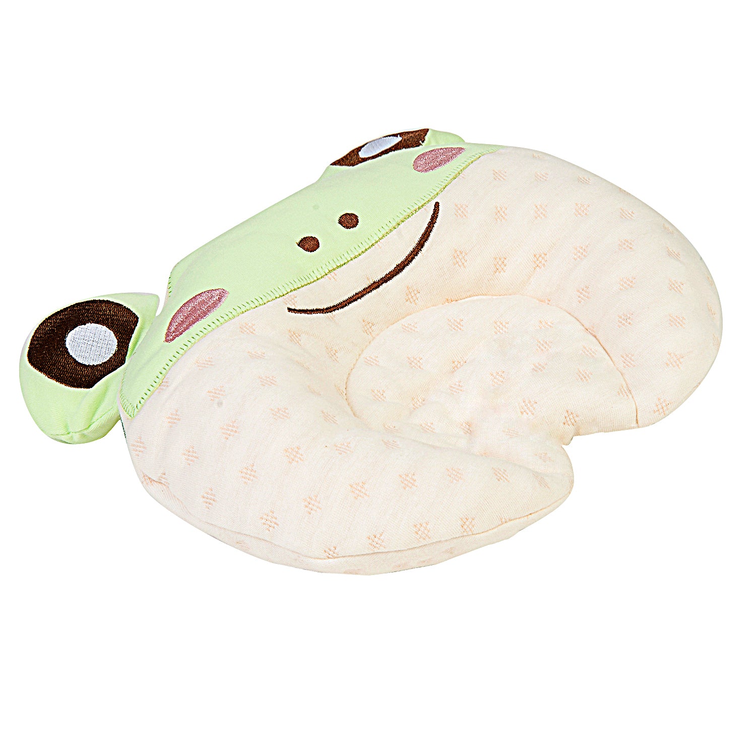 Funny Frog Green Memory Pillow - Baby Moo