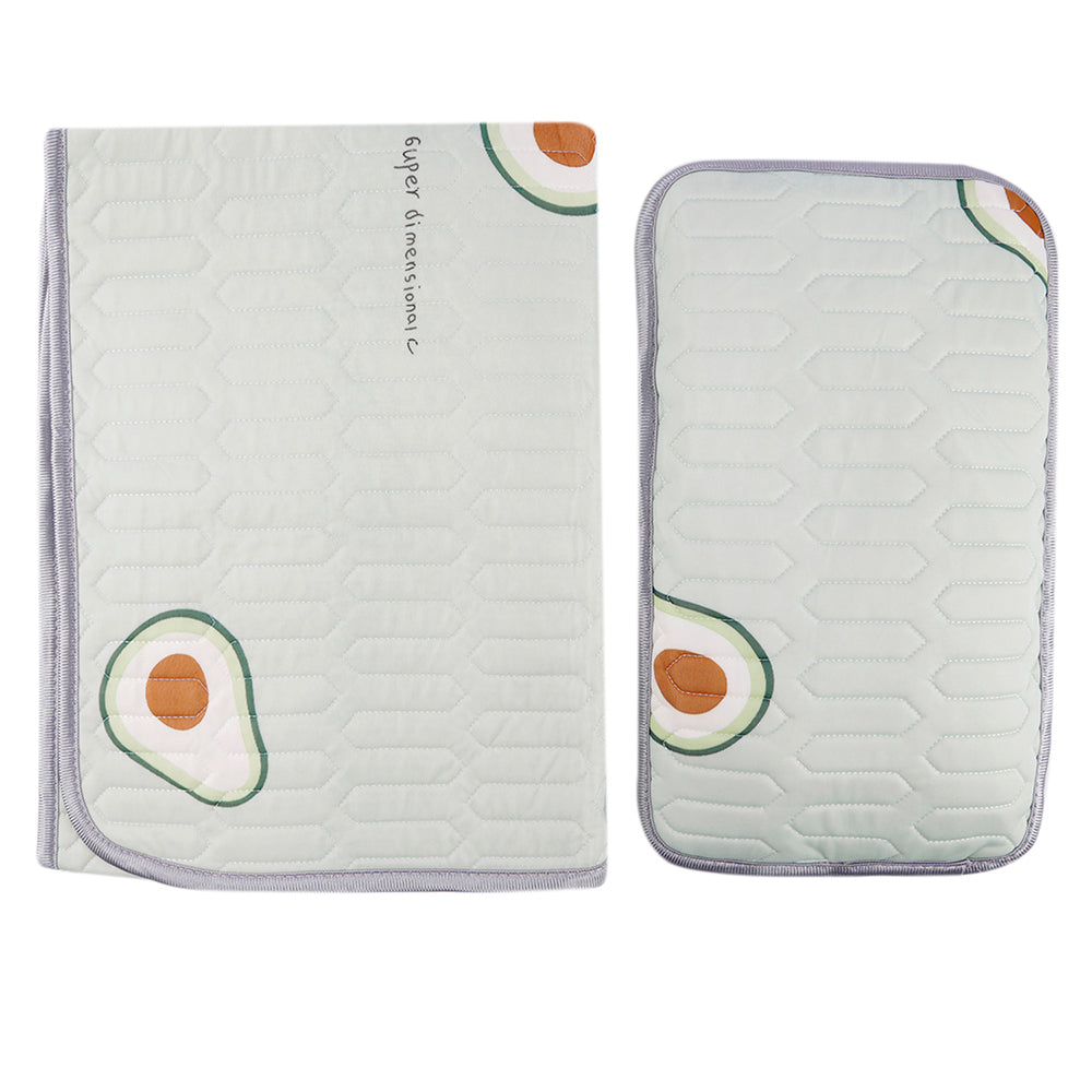 You Are All I Avo Wanted Green Washable Mat With Pillow