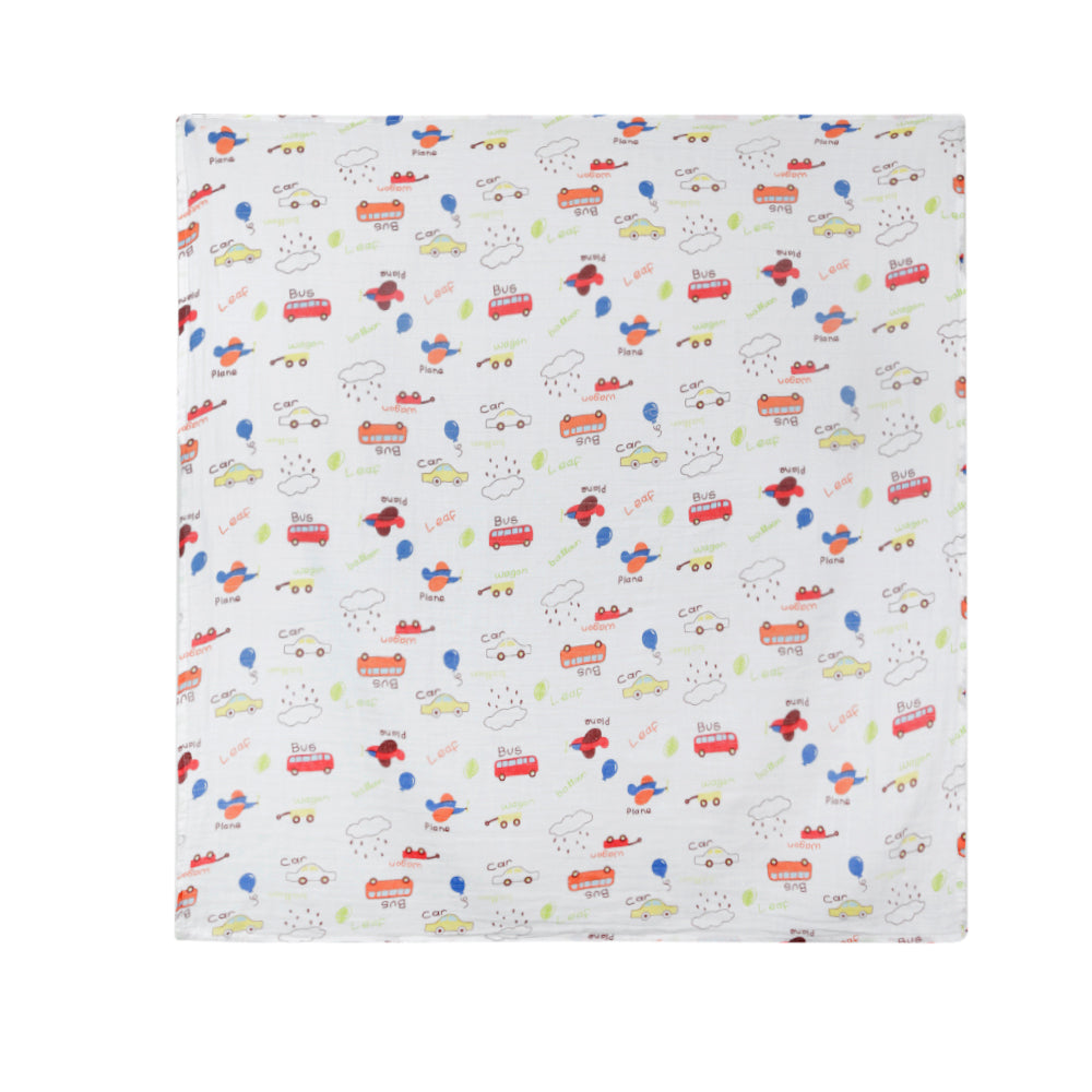 Nature And Wanderlust Multicolour 3 Pk Muslin Swaddle - Baby Moo