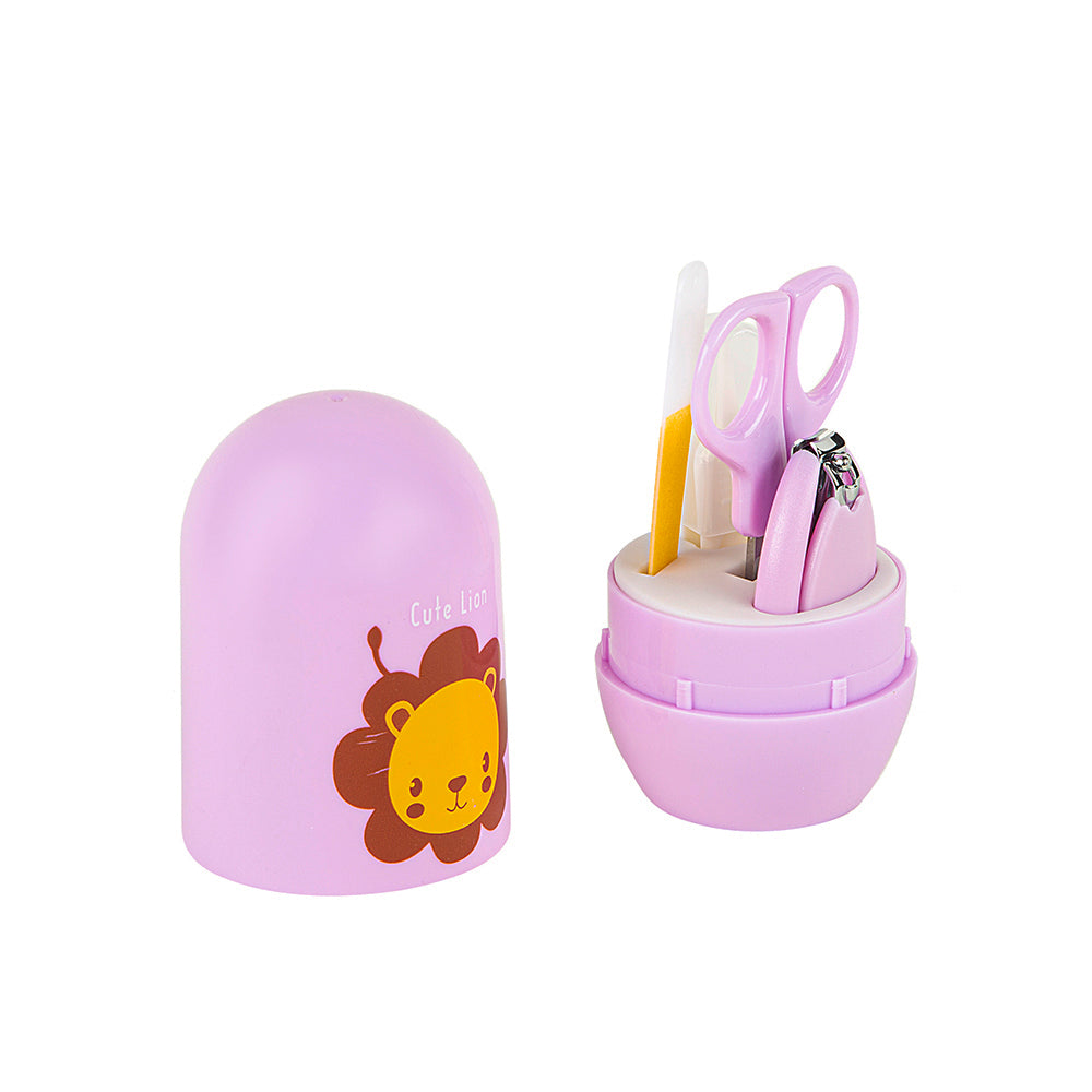 Lion Lilac Nail Clipper Set - Baby Moo