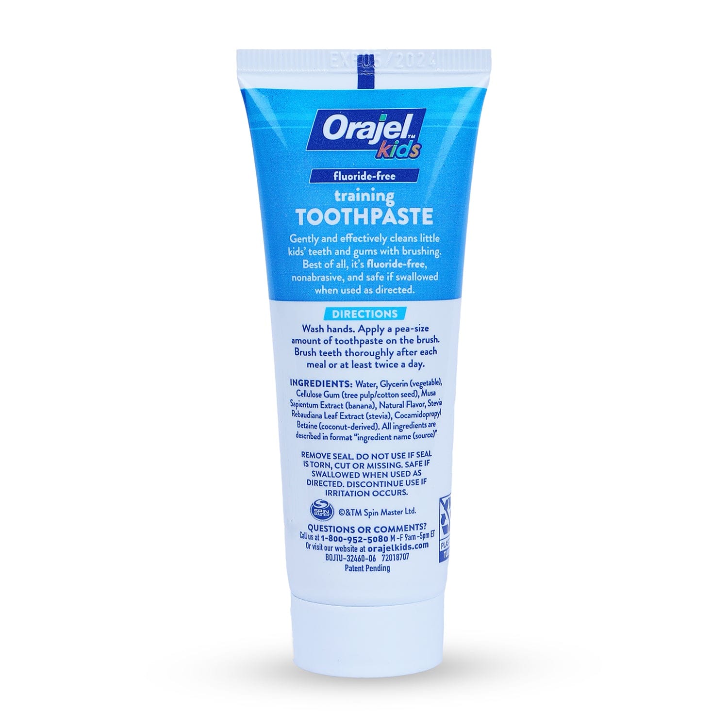 Orajel Kids Training Toothpaste Natural Fruity Fun Fluoride- Free - 42.5 grm - Baby Moo