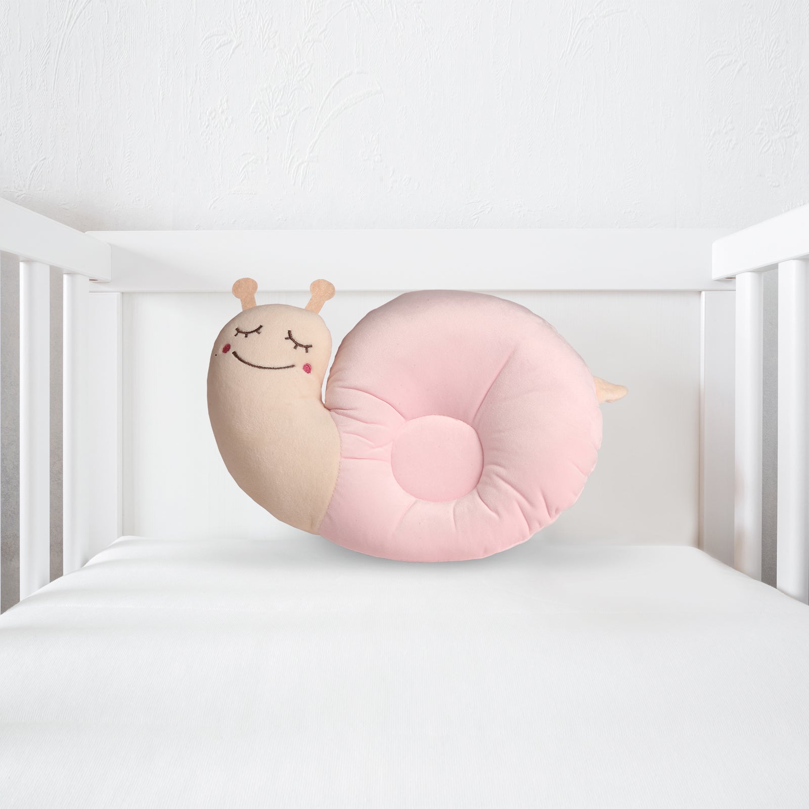 Snail Pink Pillow - Baby Moo