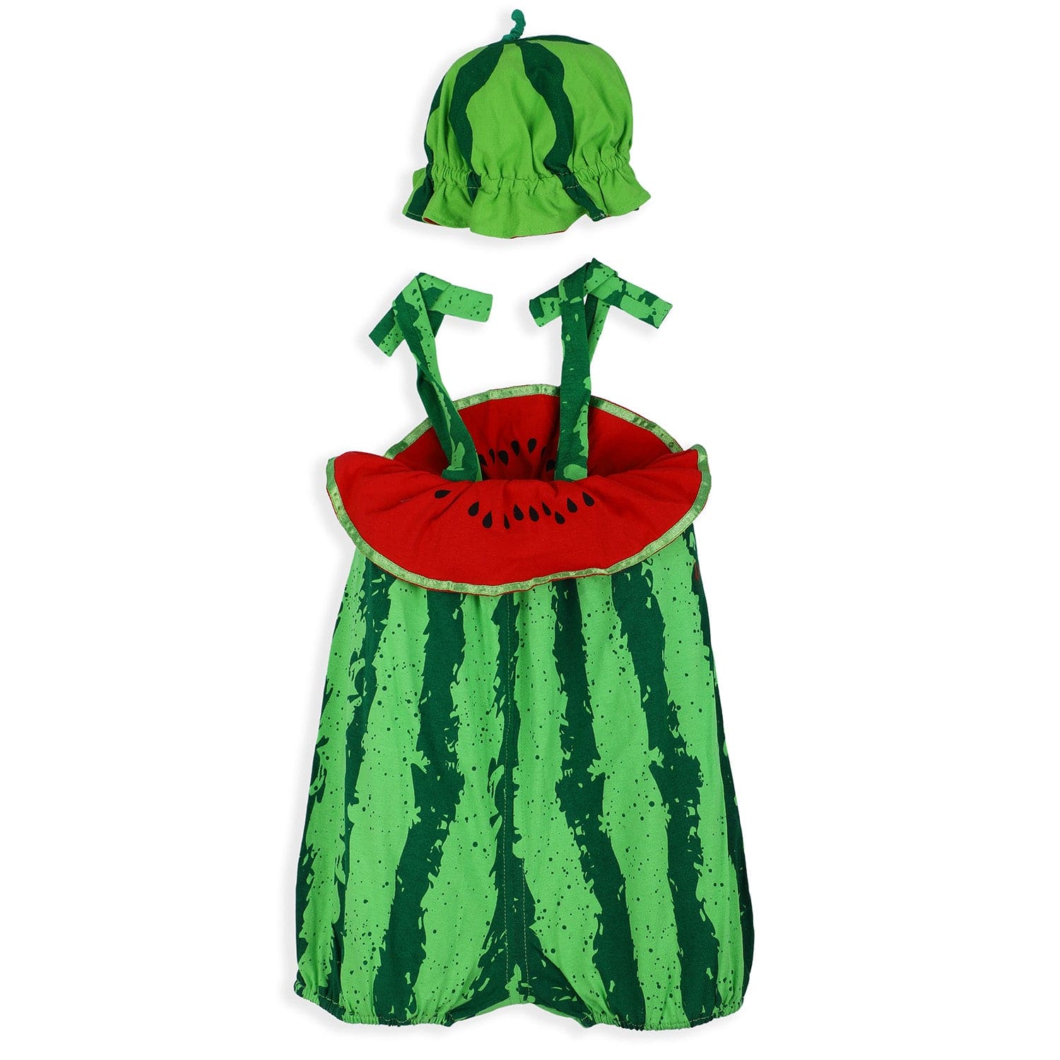 Baby Moo Watermelon Costume Cocomelon Theme Fancy Dress - Green - Baby Moo