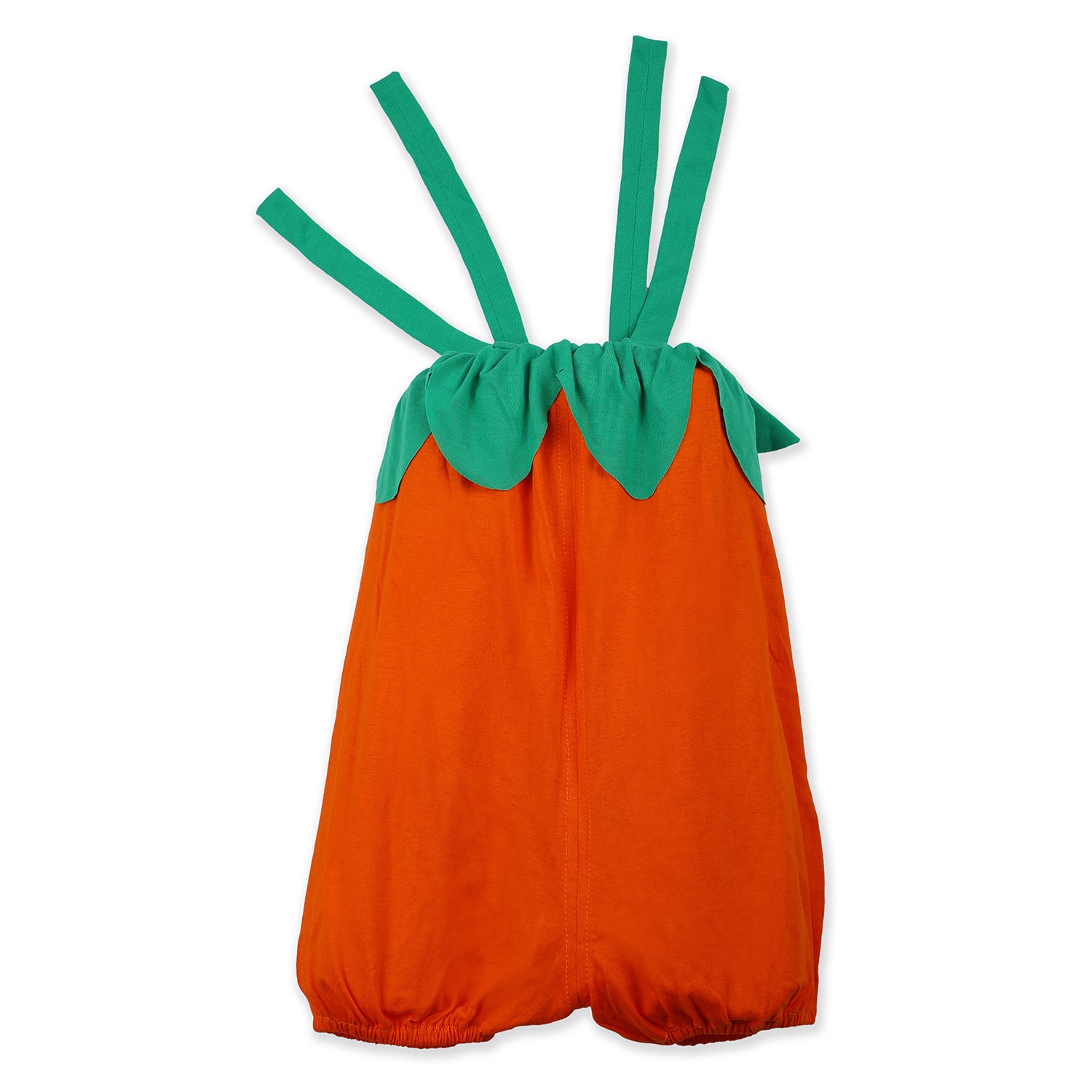 Baby Moo Orange Fruit Themed Costume 2pcs Cap And Fancy Dress - Orange