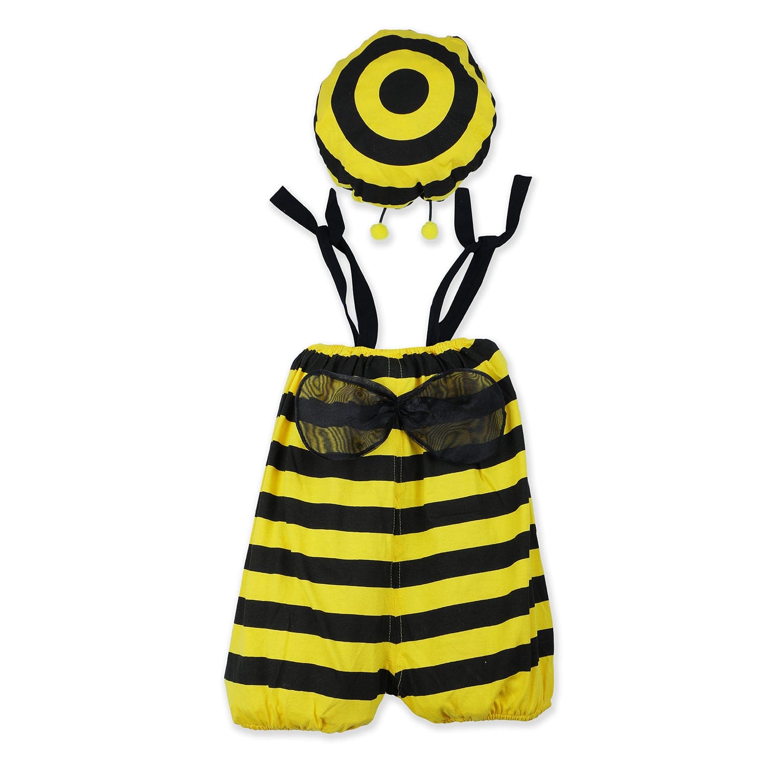 Baby Moo Bumble Bee Costume 2pcs Cap And Fancy Dress Yellow