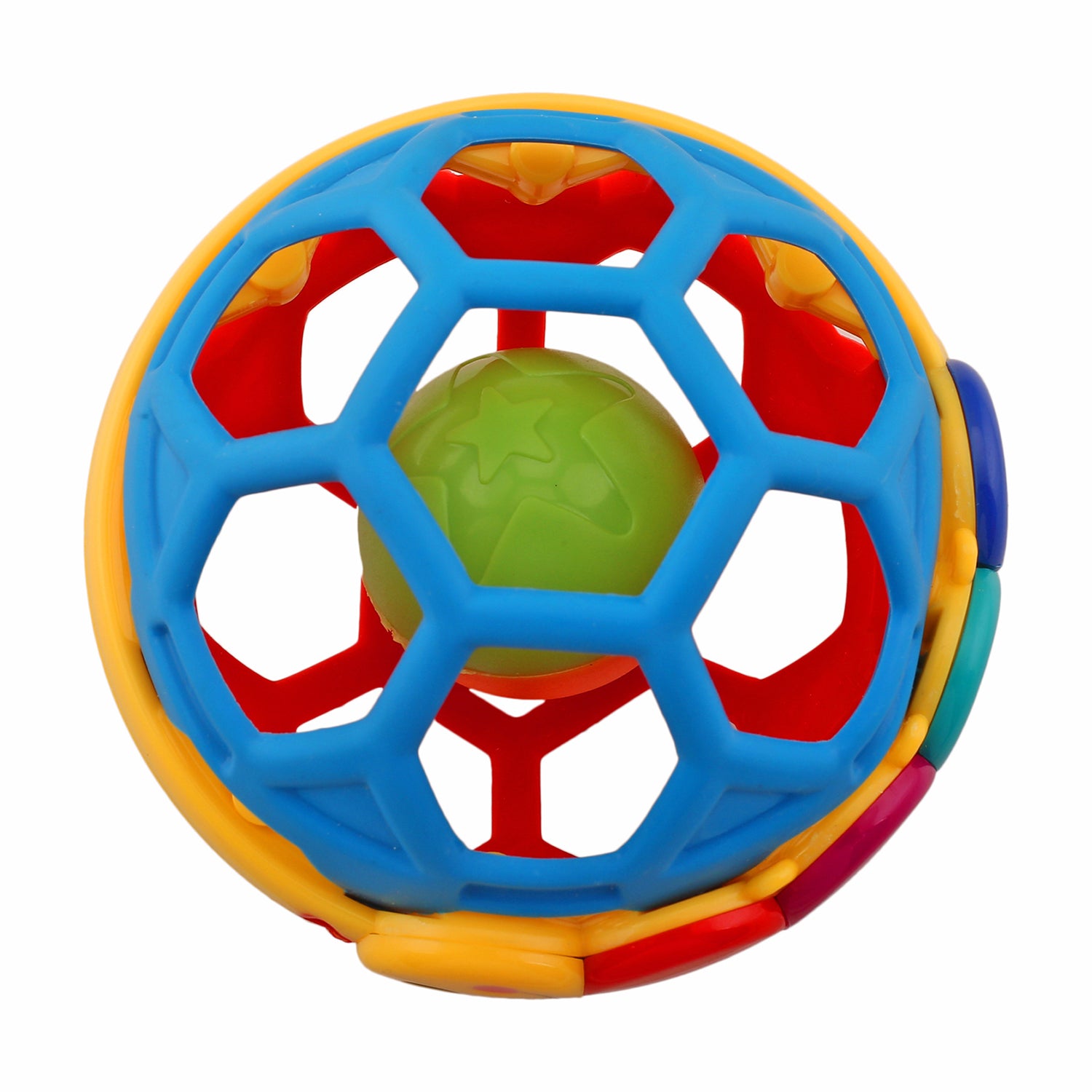 Catch Me Multicolour Rattle Ball - Baby Moo