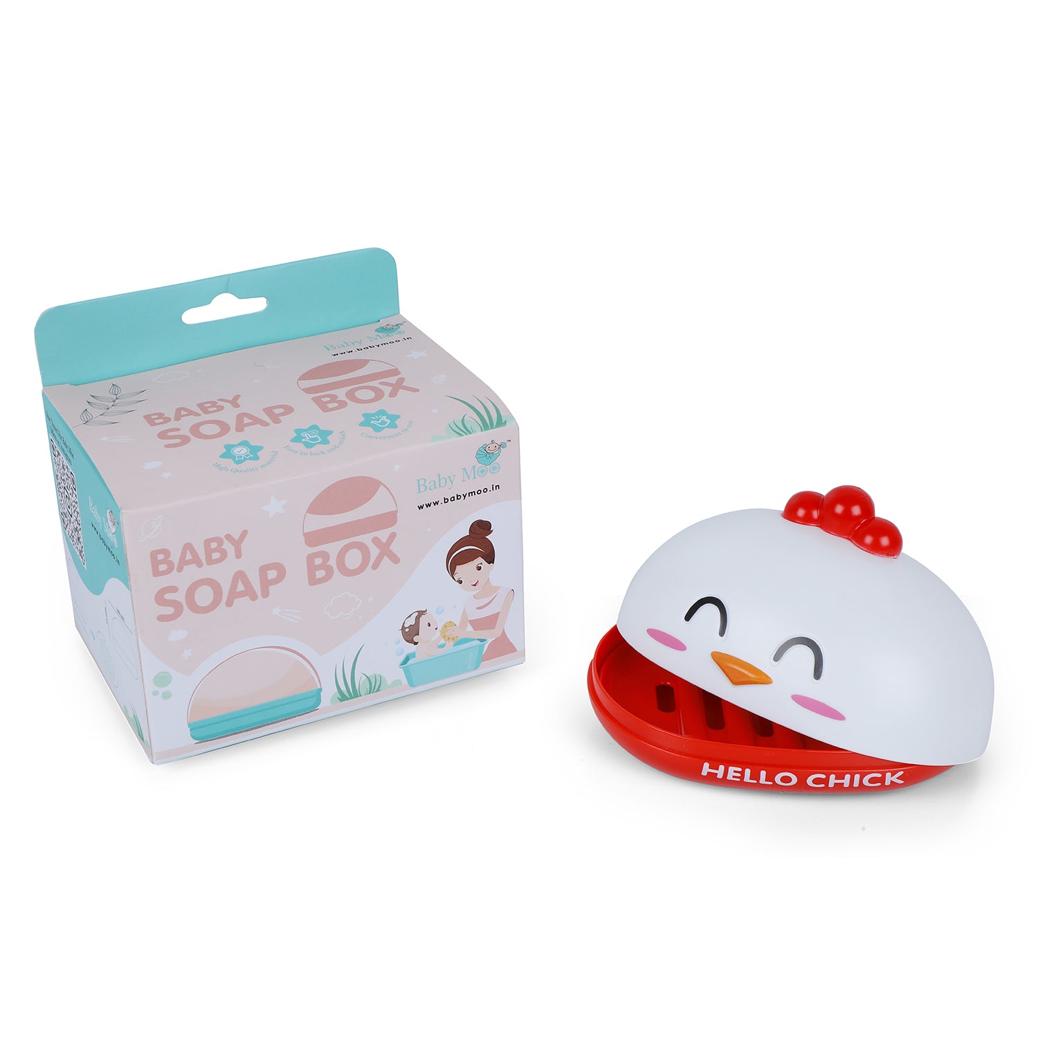 Chick Red Soap Box - Baby Moo